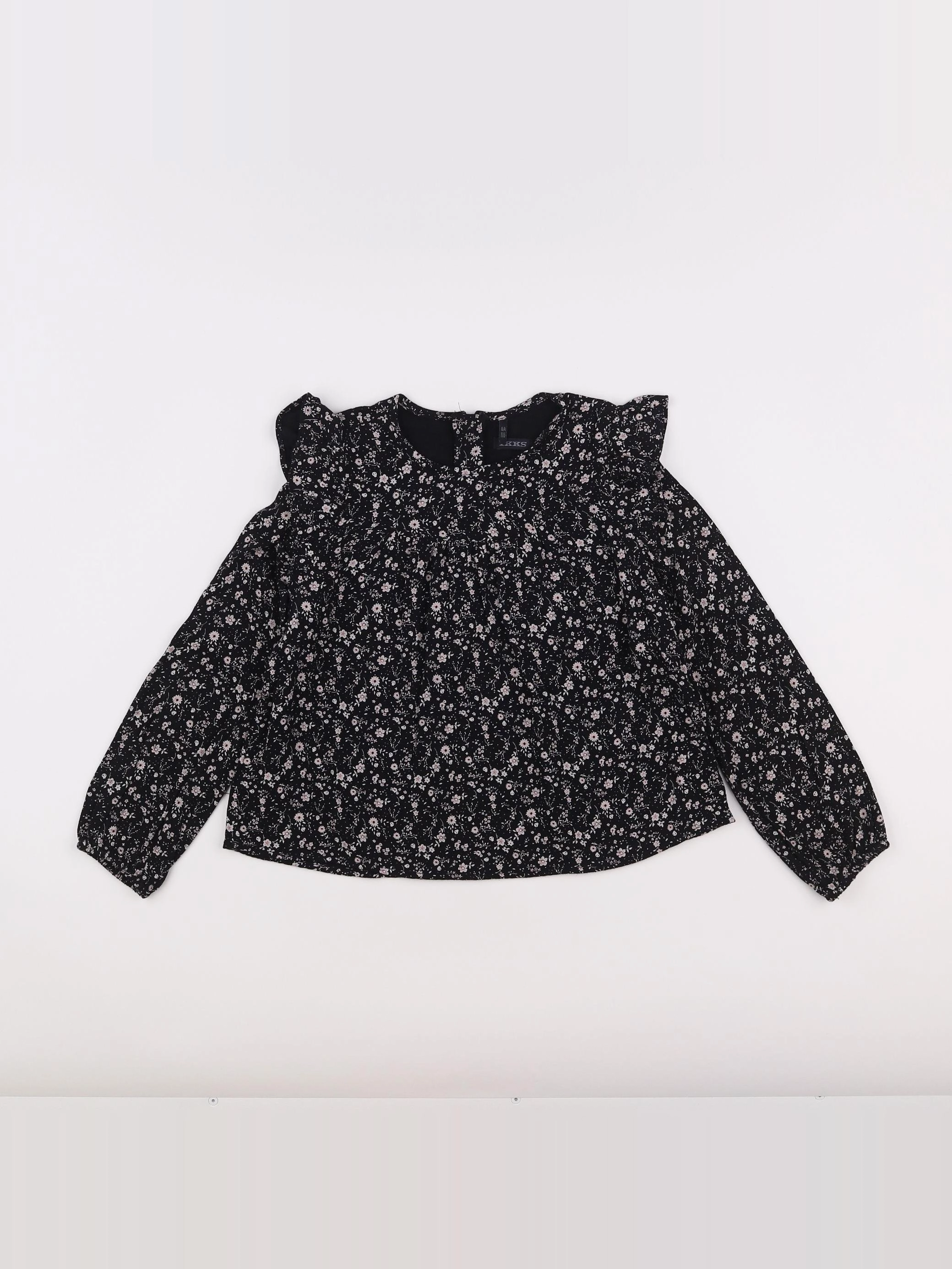 IKKS - blouse noir - 6 ans