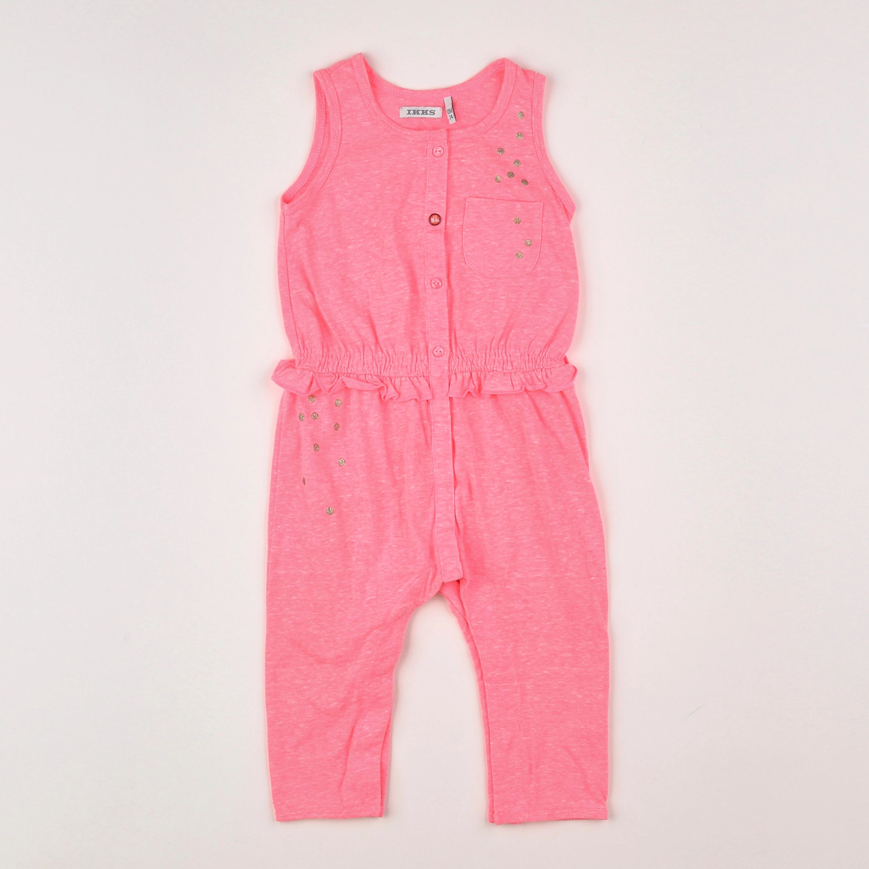 IKKS - combinaison rose - 12 mois