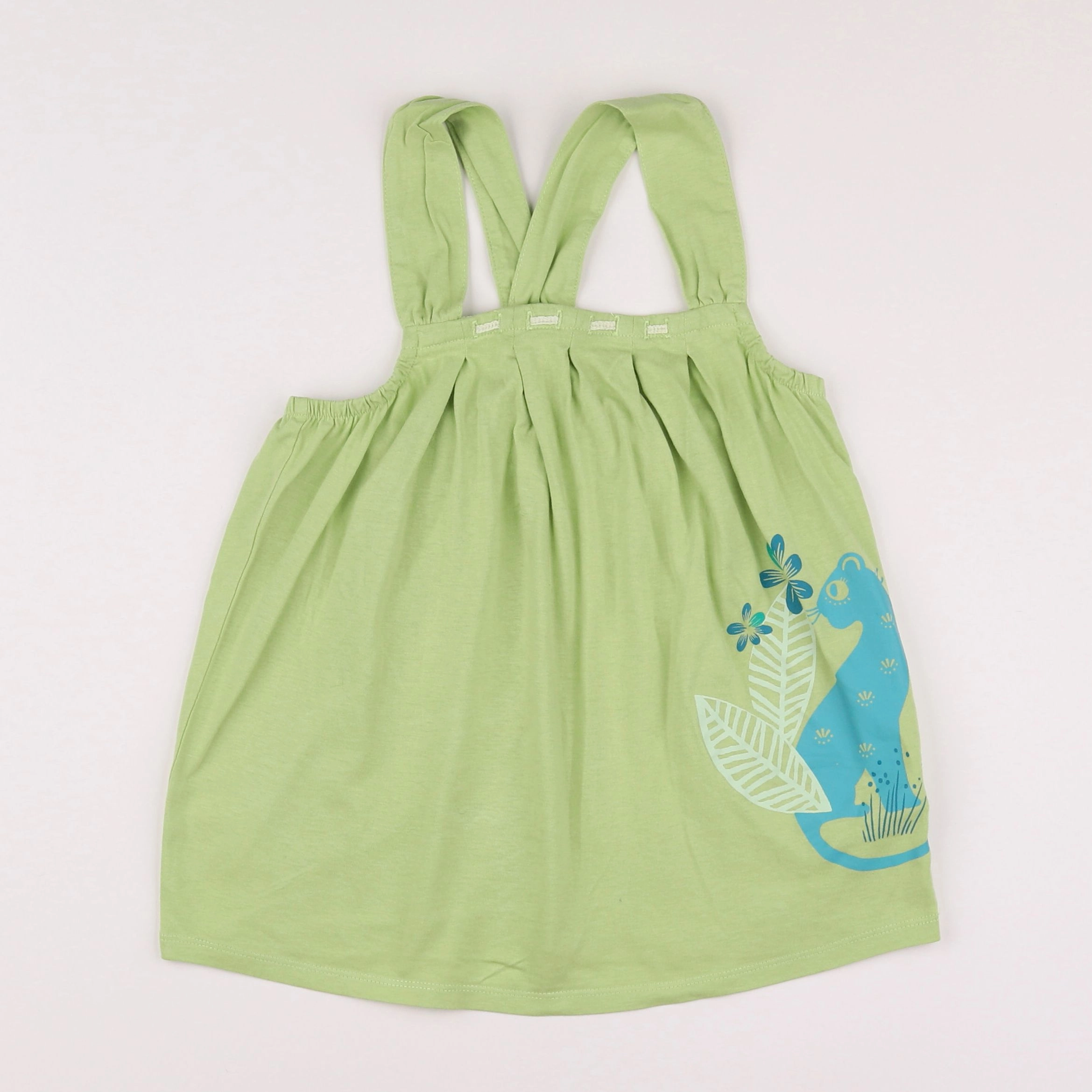 Vertbaudet - débardeur vert - 6 ans