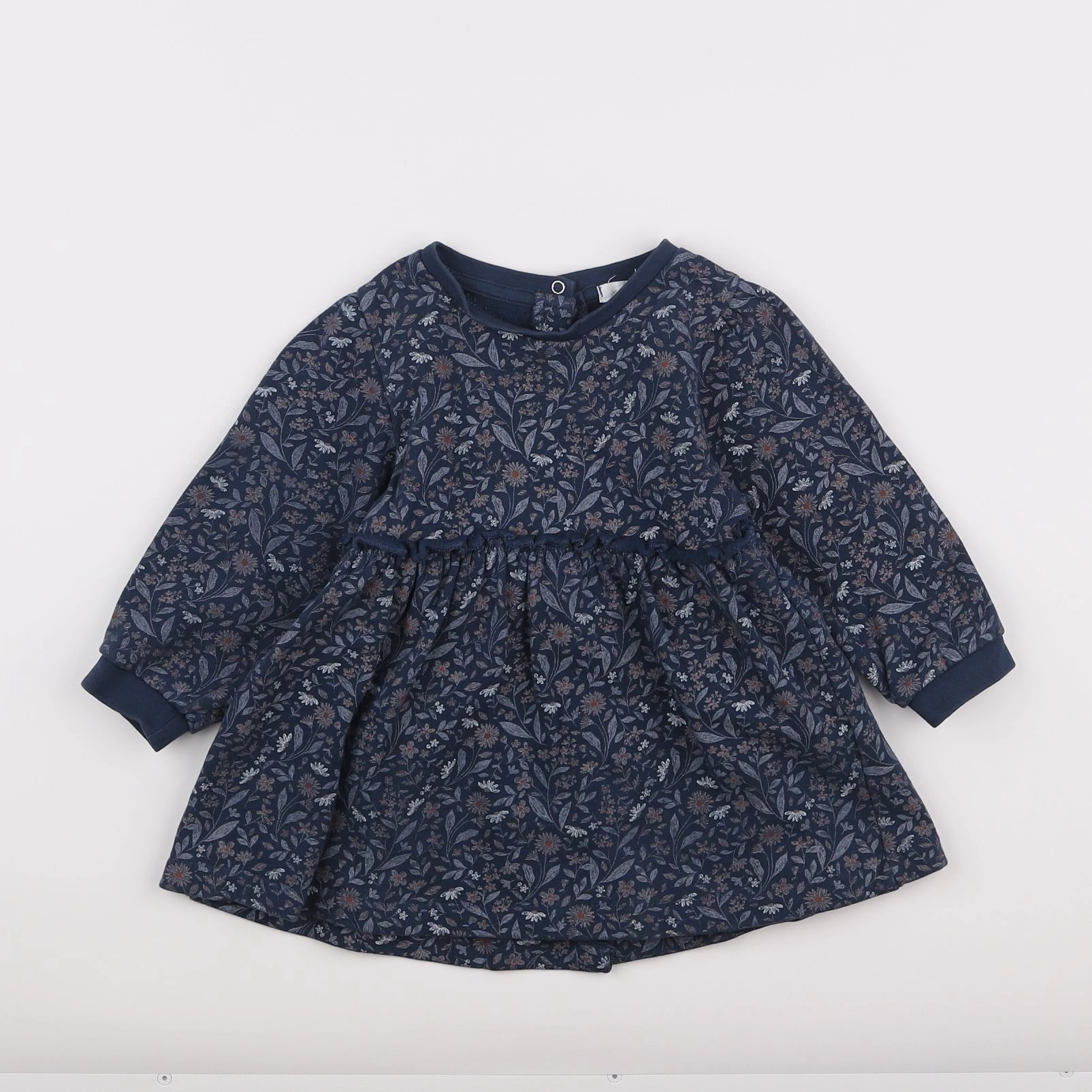 Vertbaudet - robe bleu - 18 mois