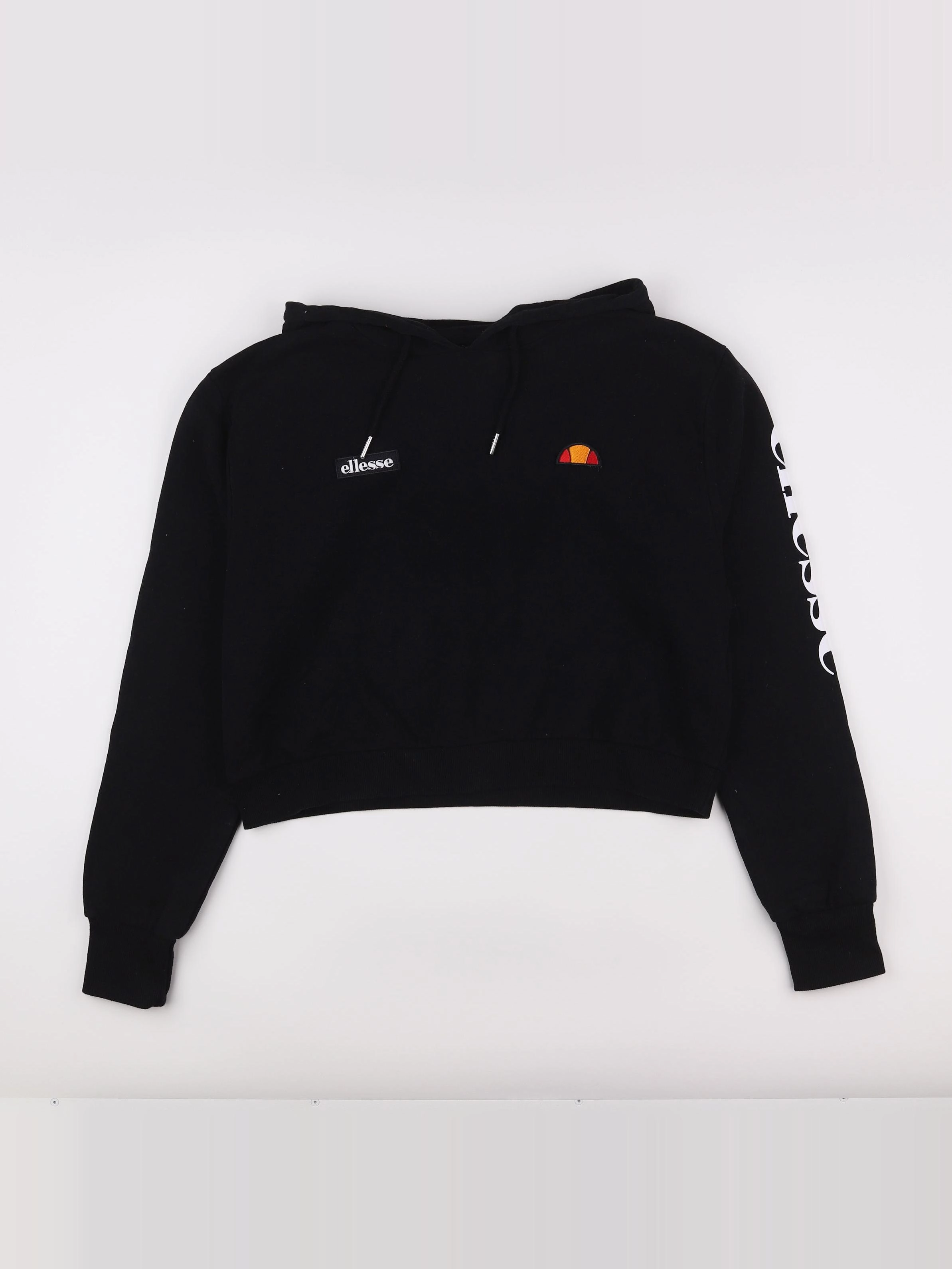 Ellesse - sweat court noir - 10 ans