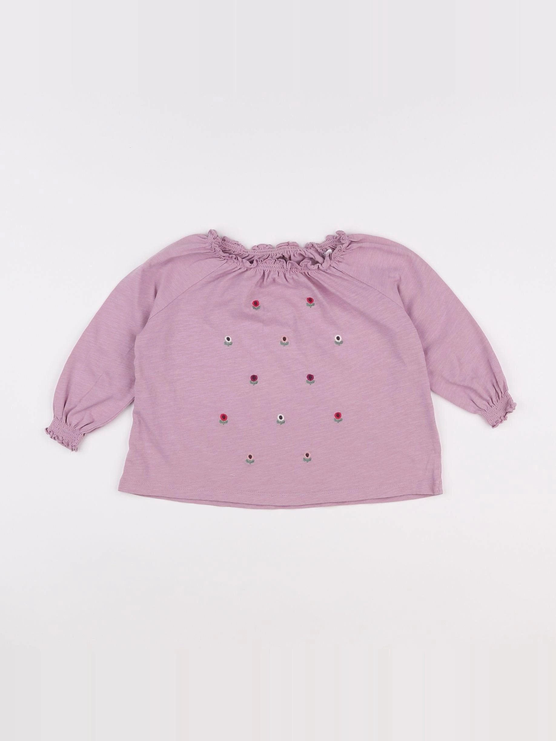 Monoprix - tee-shirt rose - 3 ans