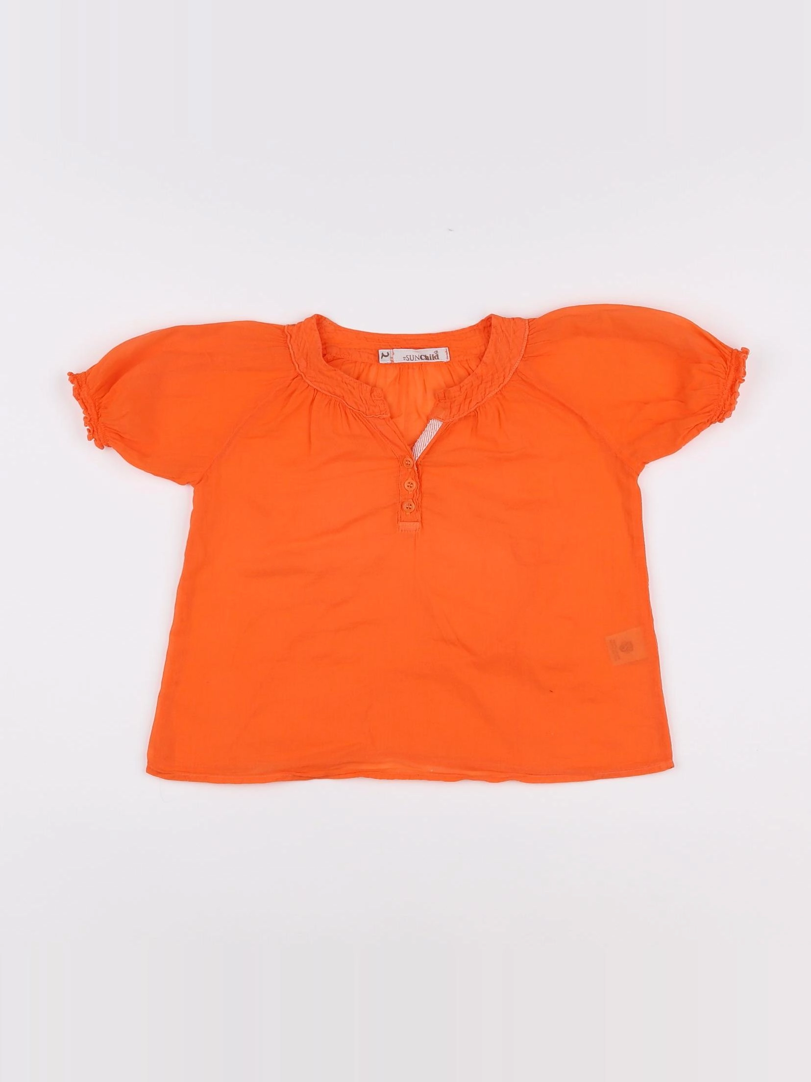 Sunchild - blouse orange - 2 ans