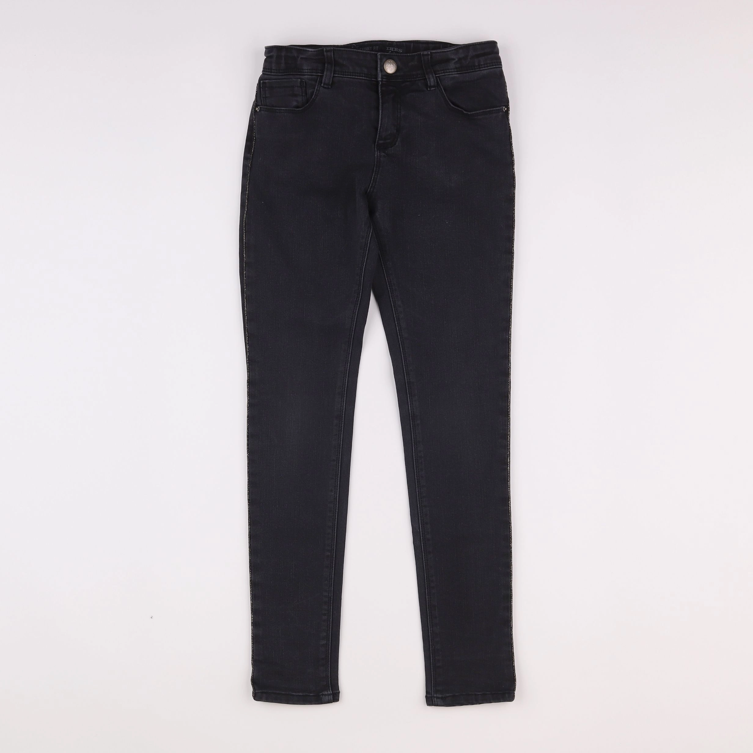 IKKS - jean gris - 10 ans