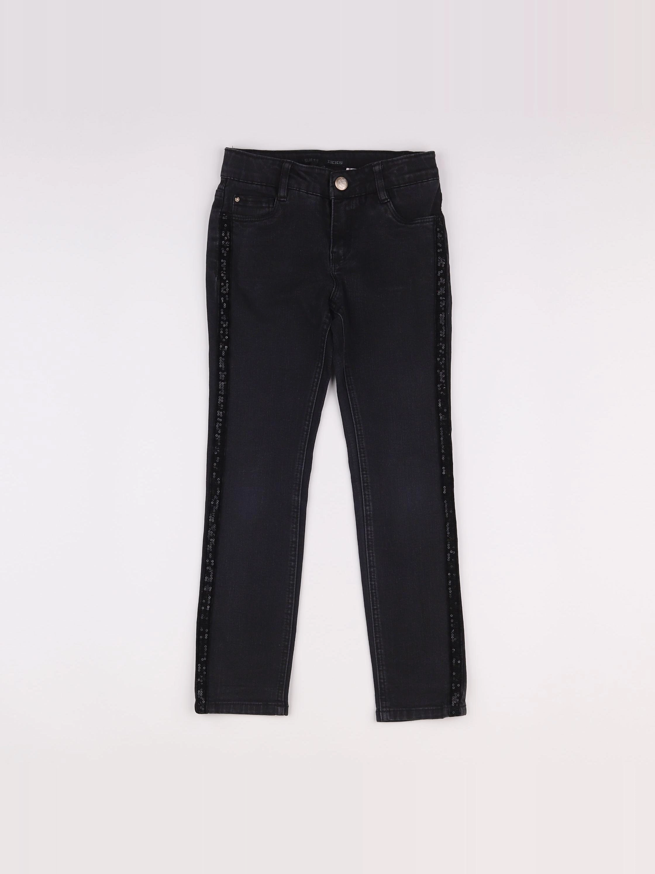 IKKS - jean gris - 8 ans