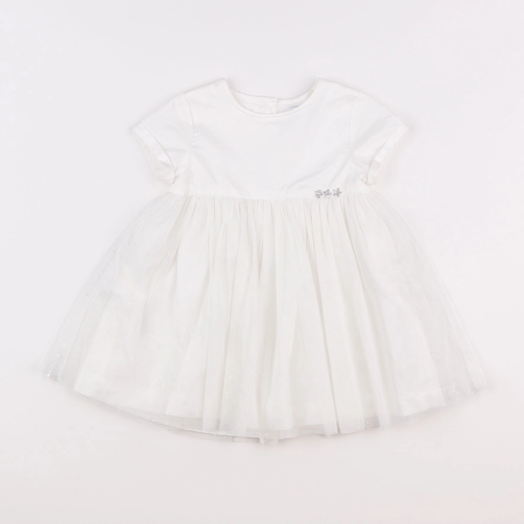 Vertbaudet - robe blanc - 18 mois