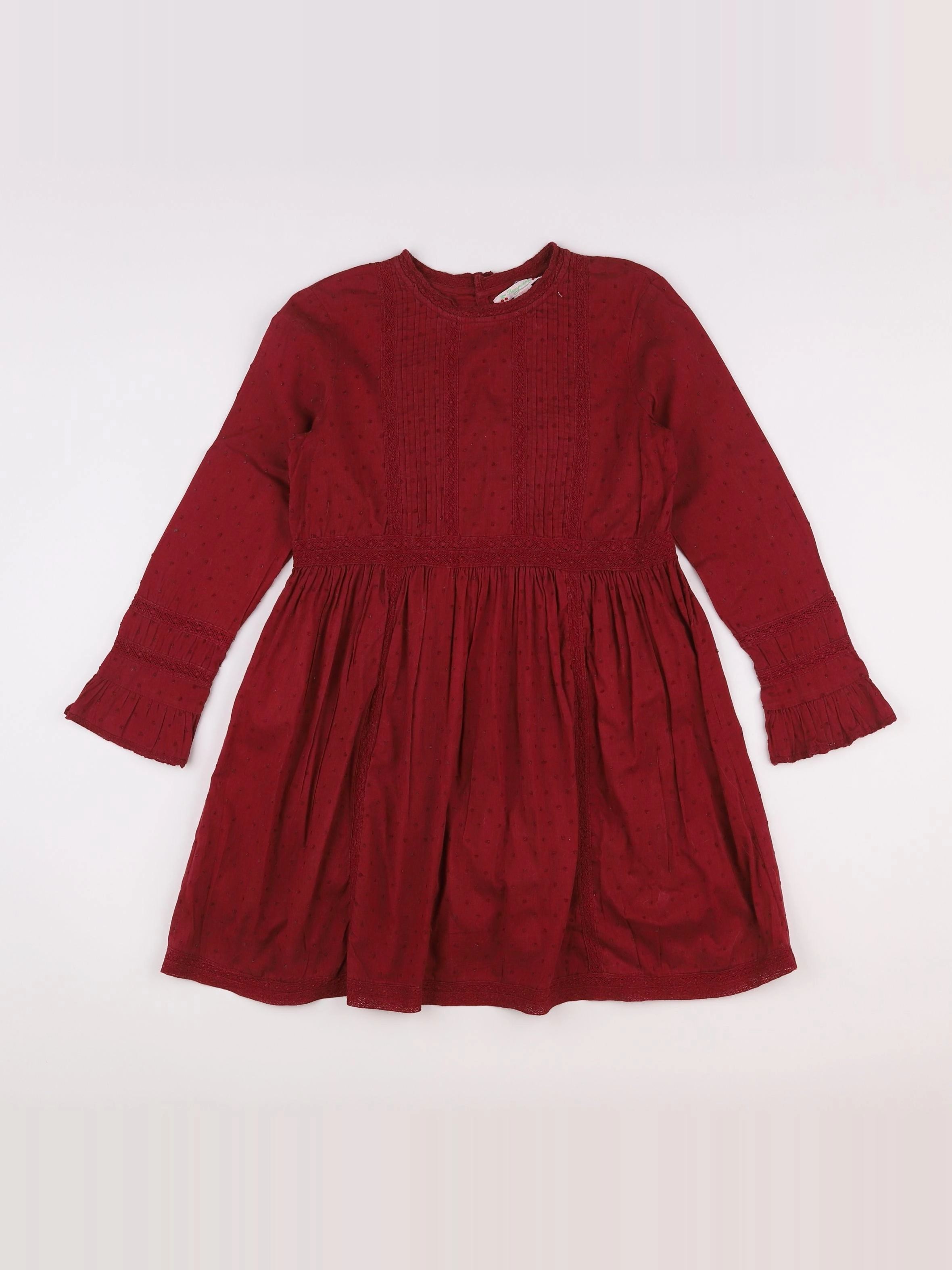 Bonpoint - robe rouge - 10 ans