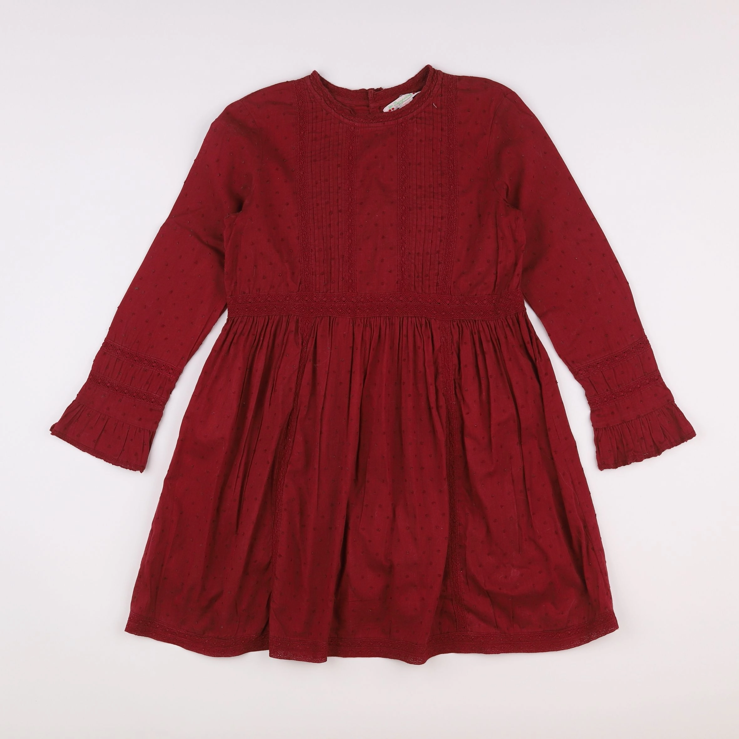 Bonpoint - robe rouge - 10 ans