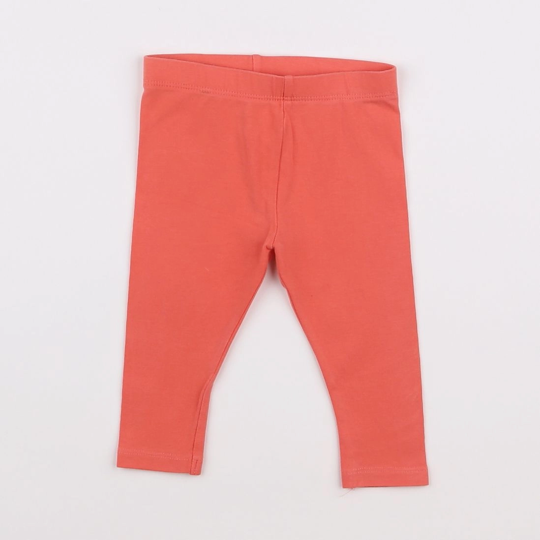 Vertbaudet - legging orange - 6 mois