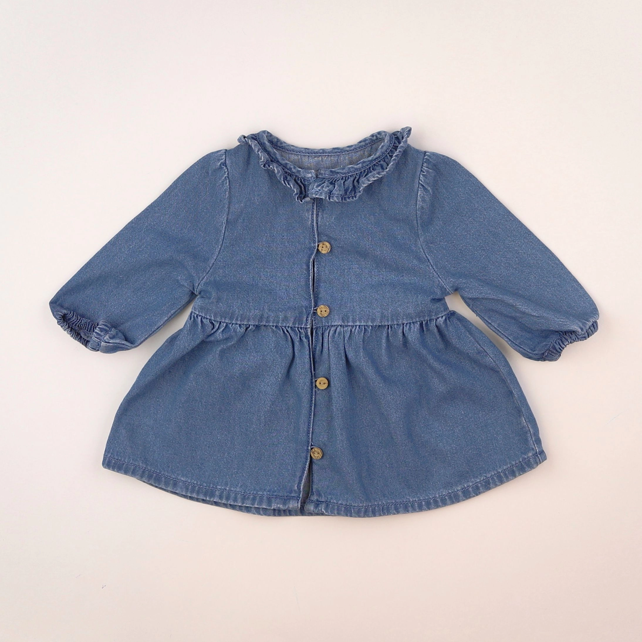 Vertbaudet - robe bleu - 3 mois