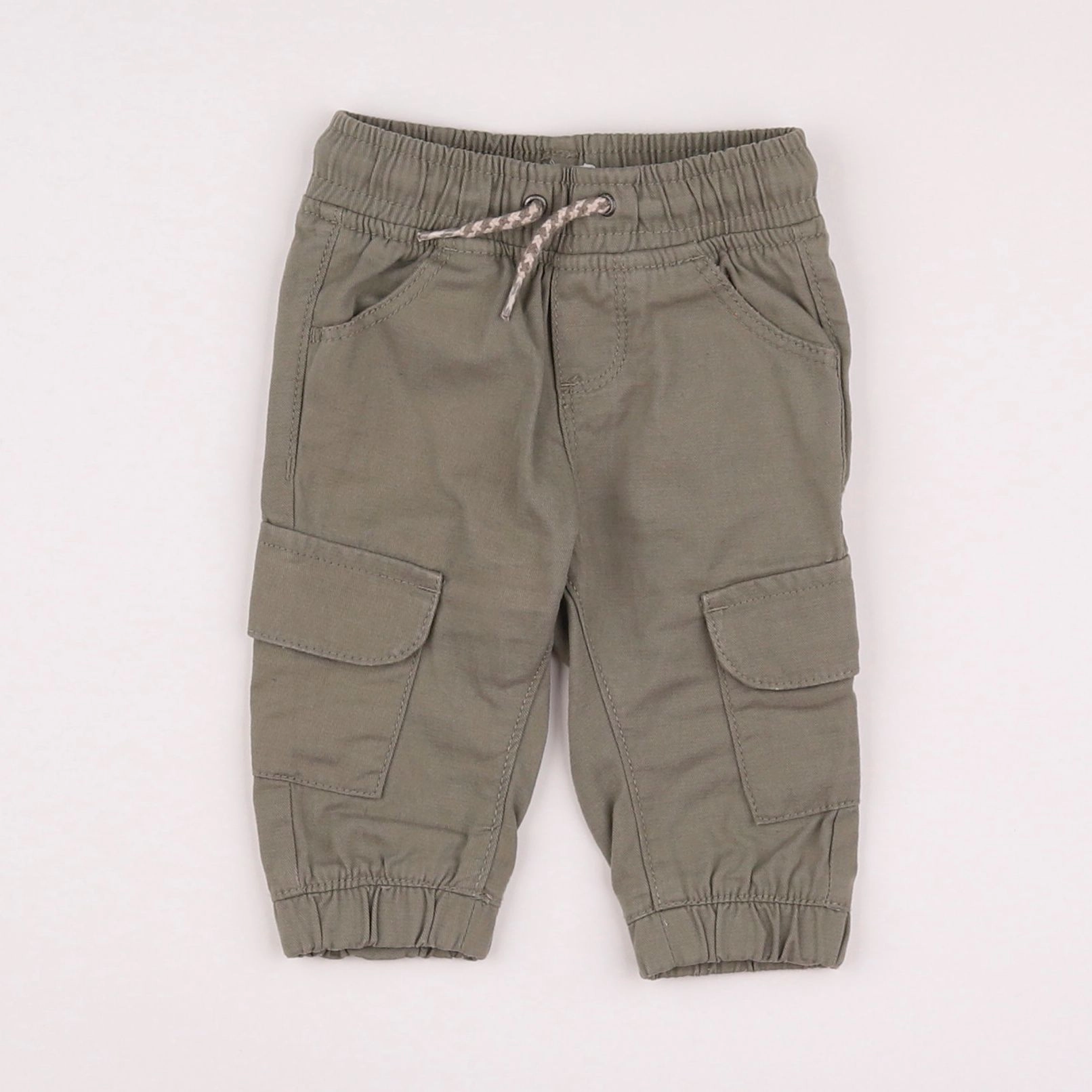 Vertbaudet - pantalon vert - 3 mois