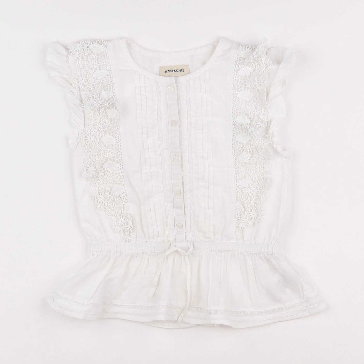 Zadig & Voltaire - blouse blanc - 6 ans