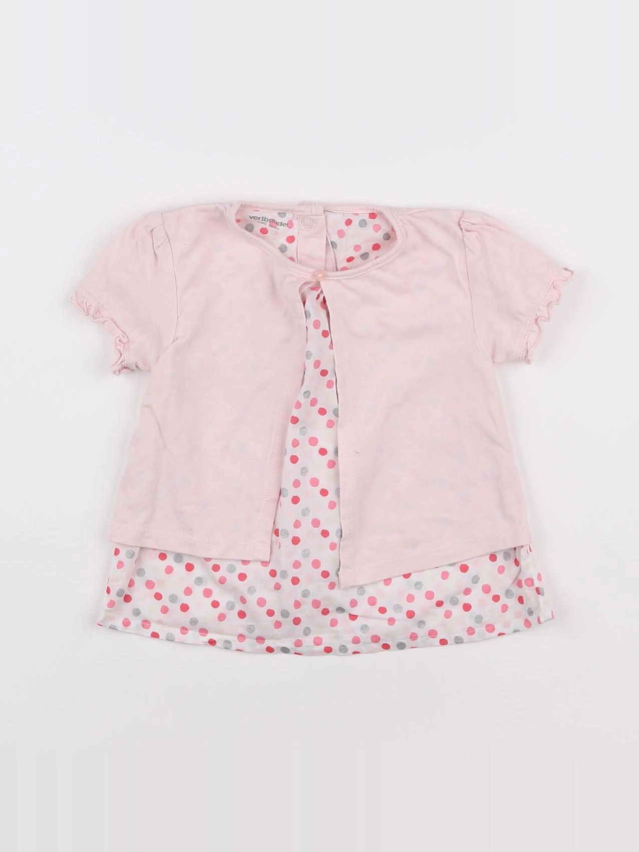 Vertbaudet - blouse rose - 2 ans