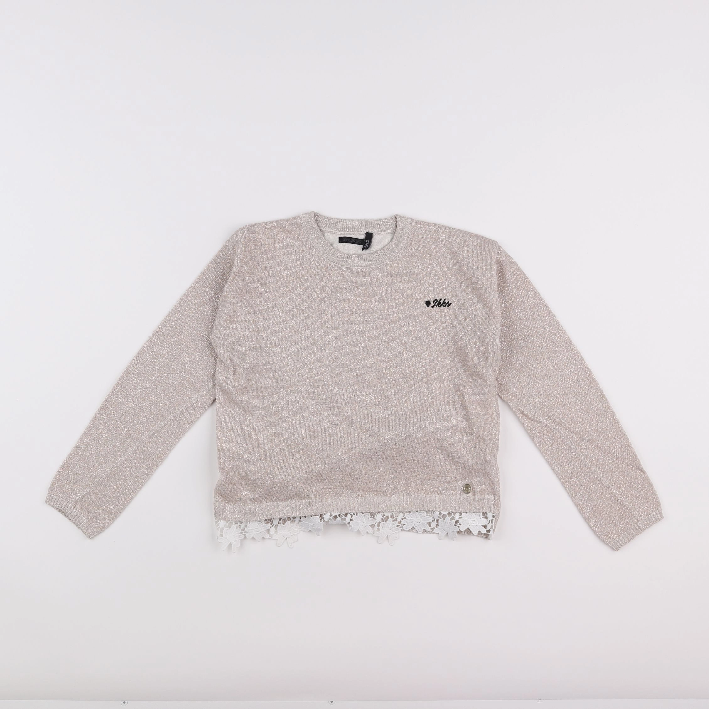 IKKS - pull rose - 8 ans