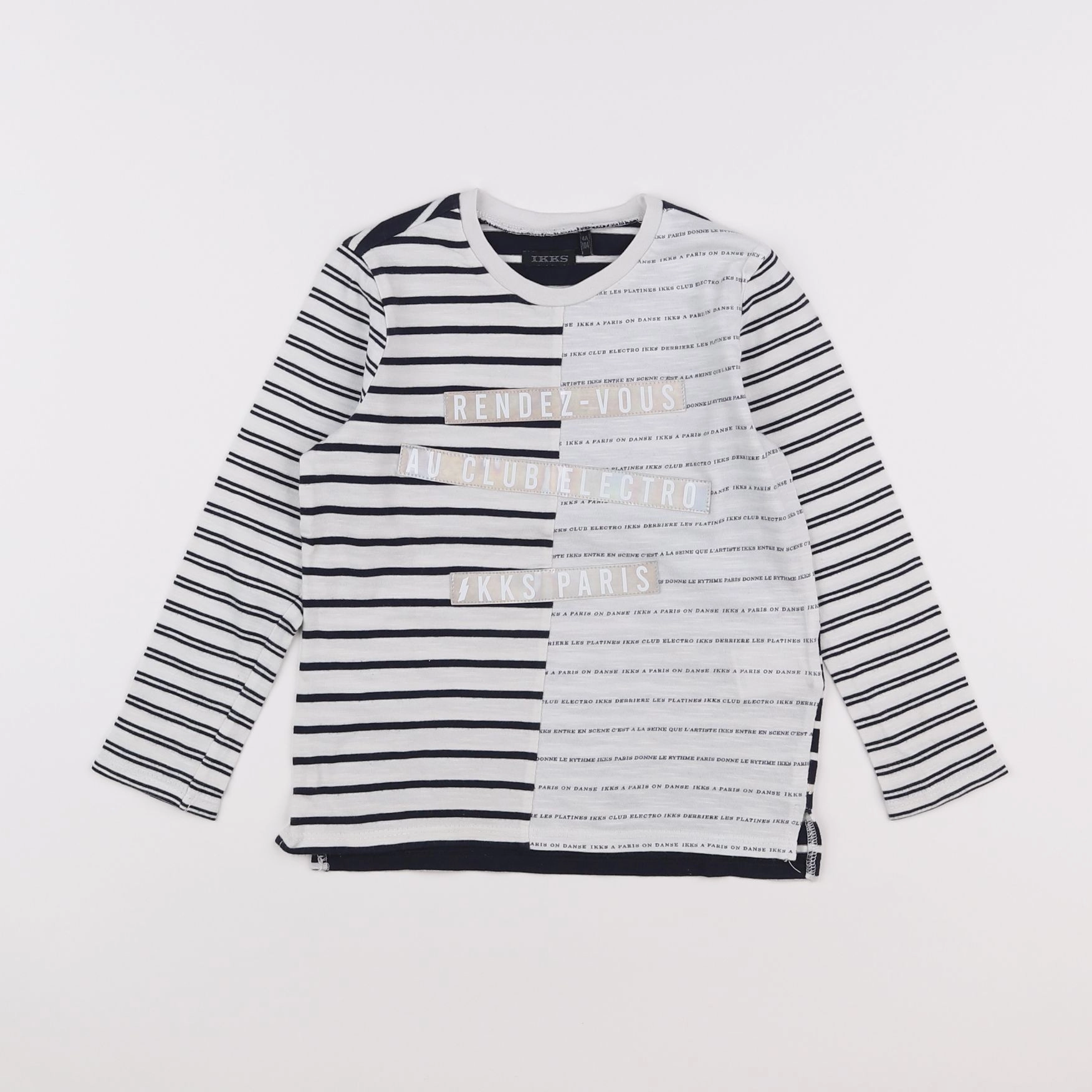 IKKS - tee-shirt blanc - 4 ans