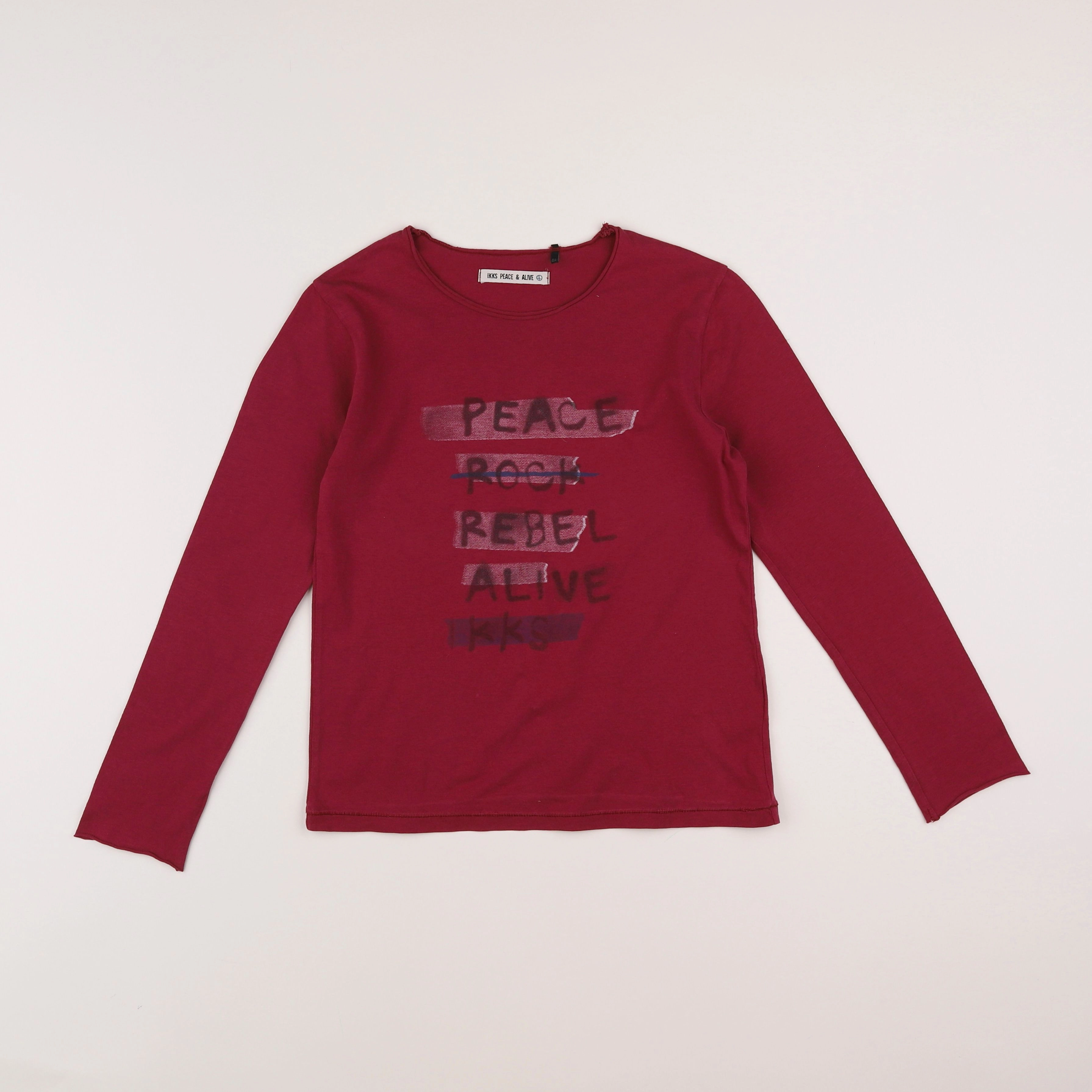 IKKS - tee-shirt rose - 8 ans