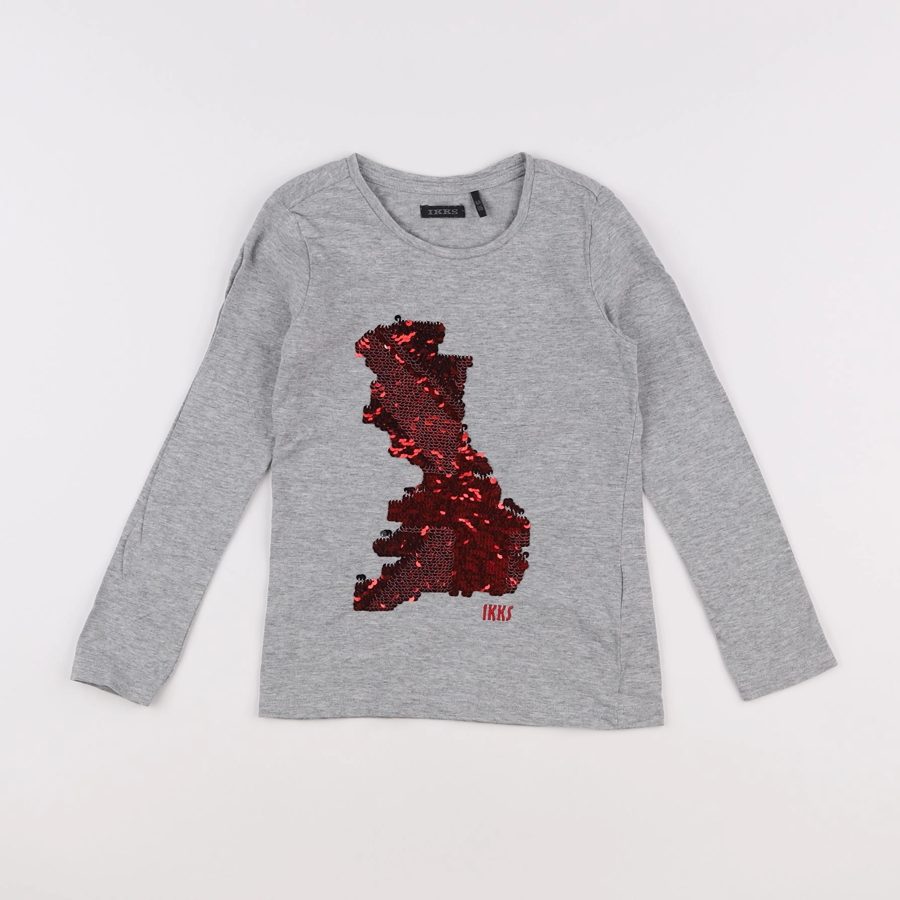 IKKS - tee-shirt gris - 6 ans