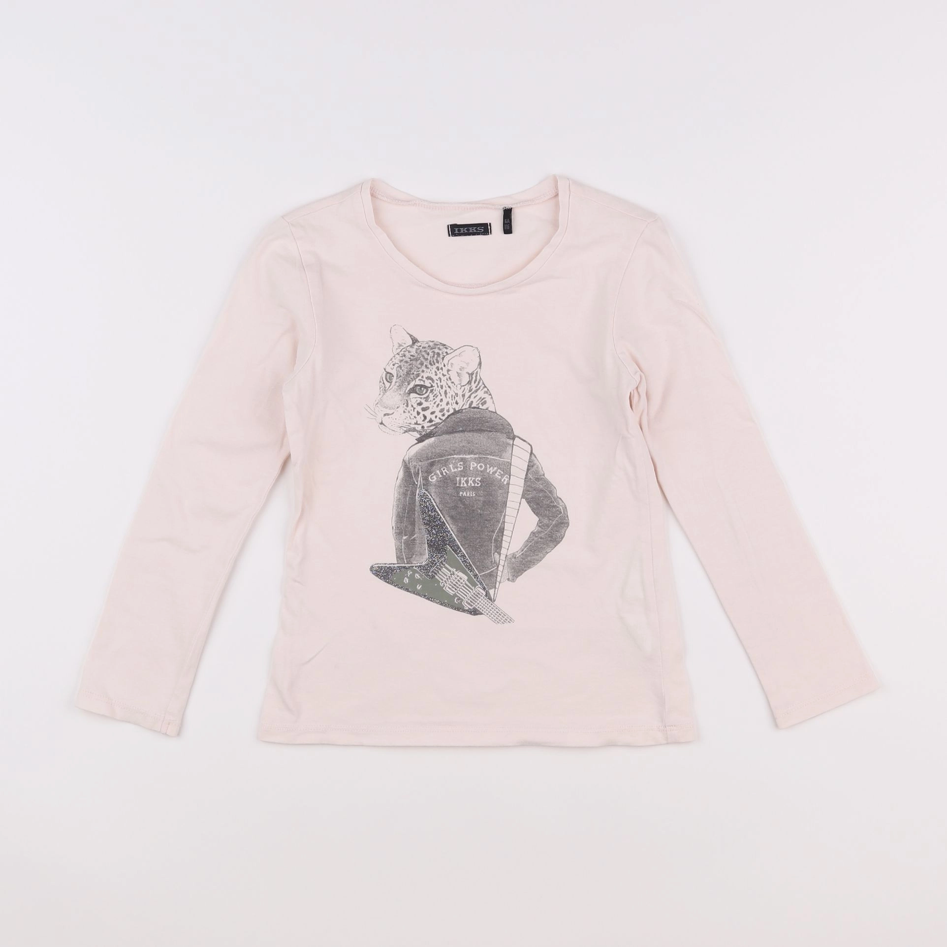 IKKS - tee-shirt rose - 6 ans