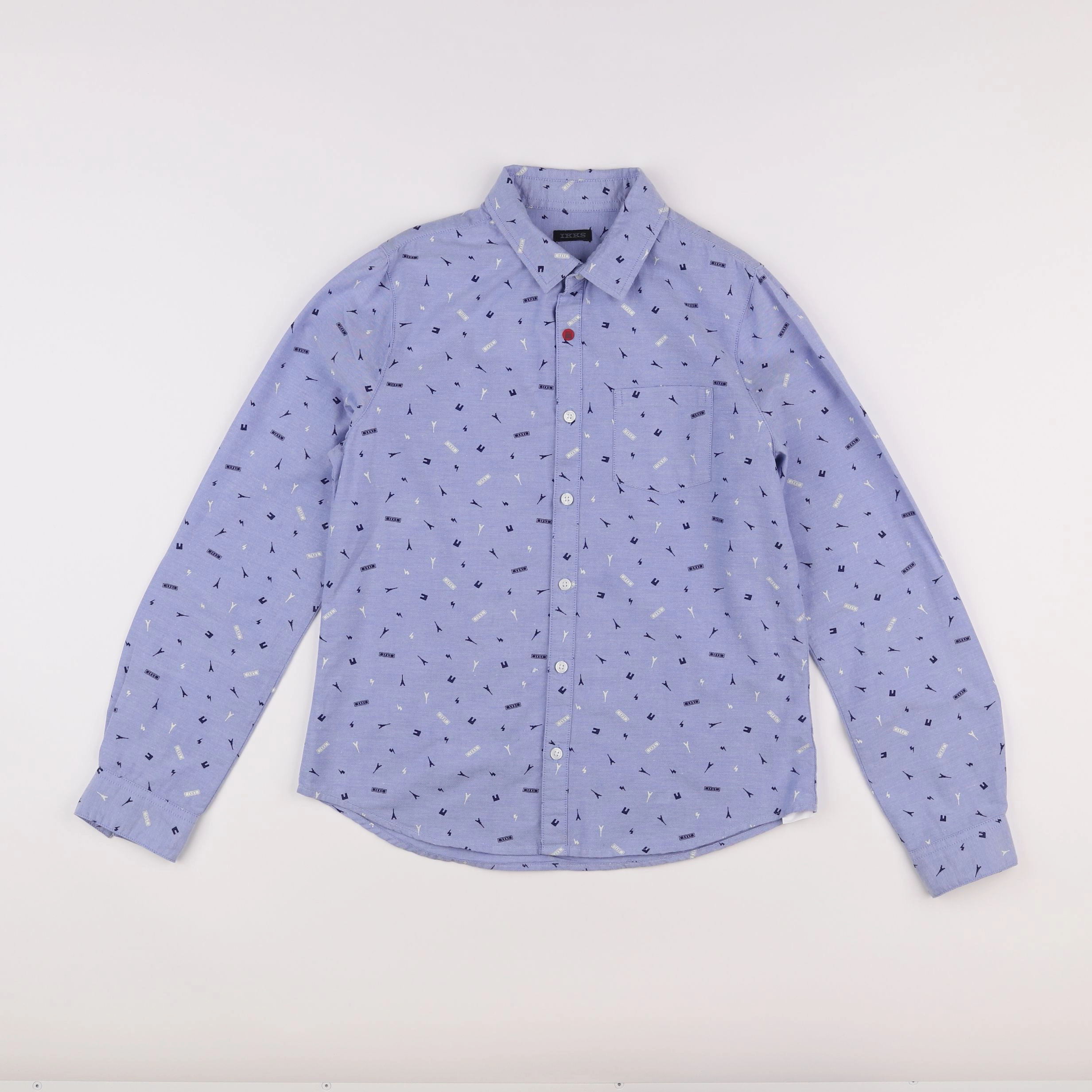 IKKS - chemise bleu - 12 ans