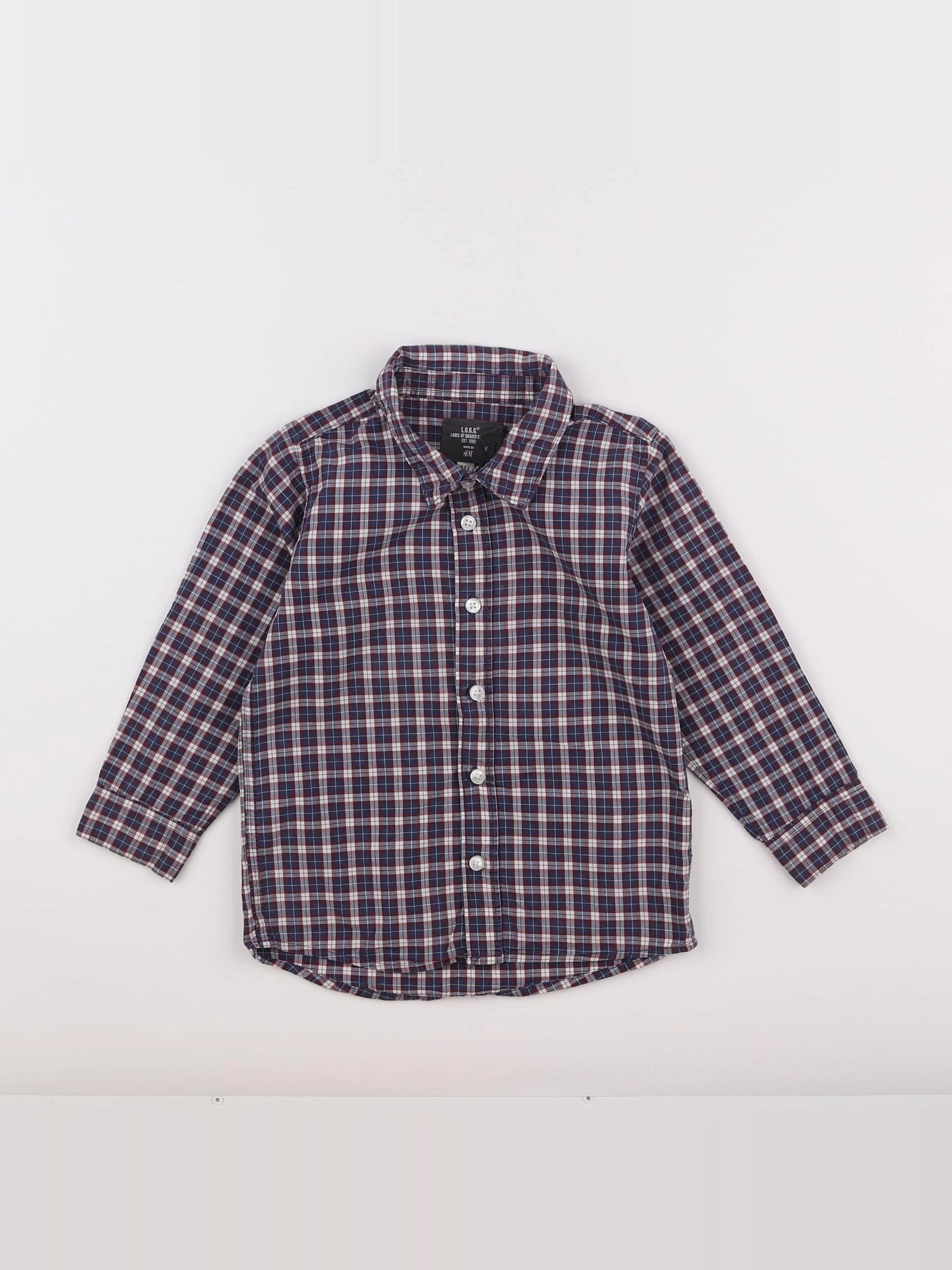 H&M - chemise multicolore - 18 mois à 2 ans
