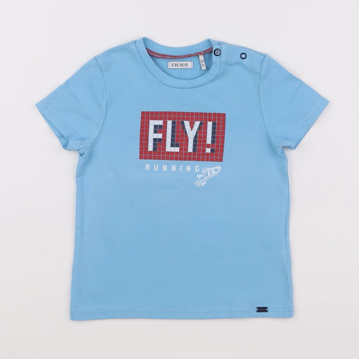 IKKS - tee-shirt bleu - 18 mois