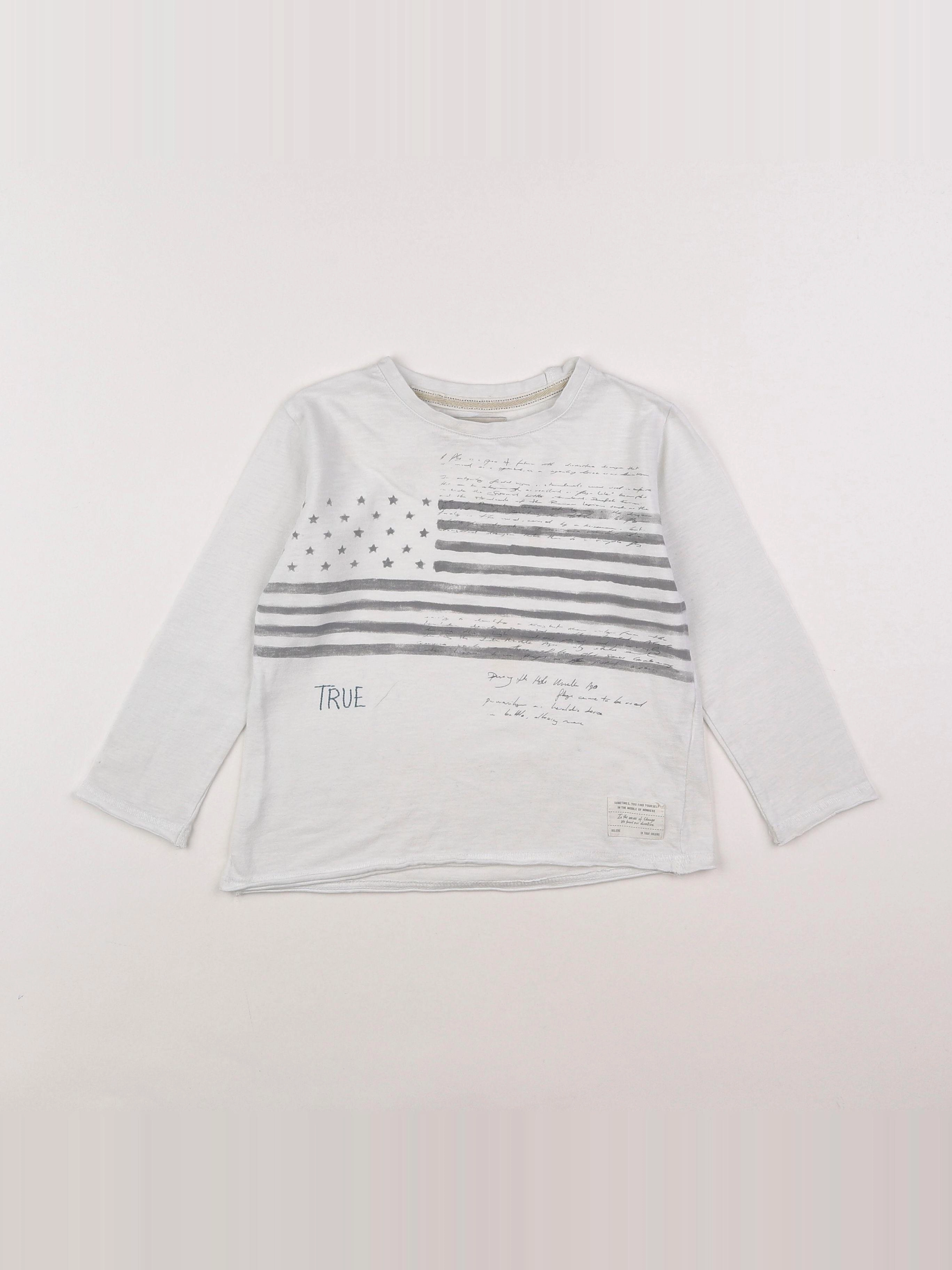 Zara - tee-shirt blanc - 4 ans
