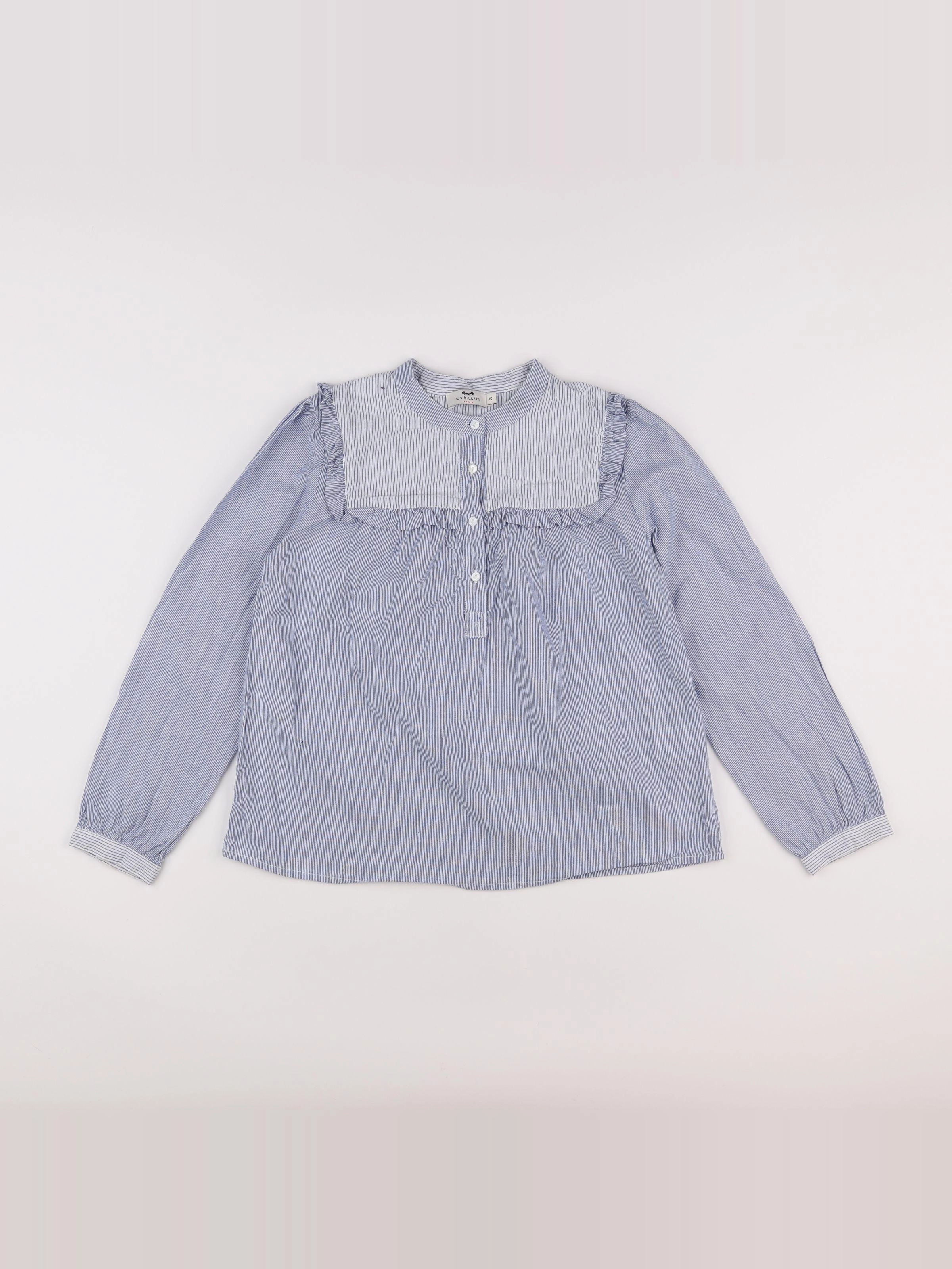 Cyrillus - blouse bleu - 10 ans