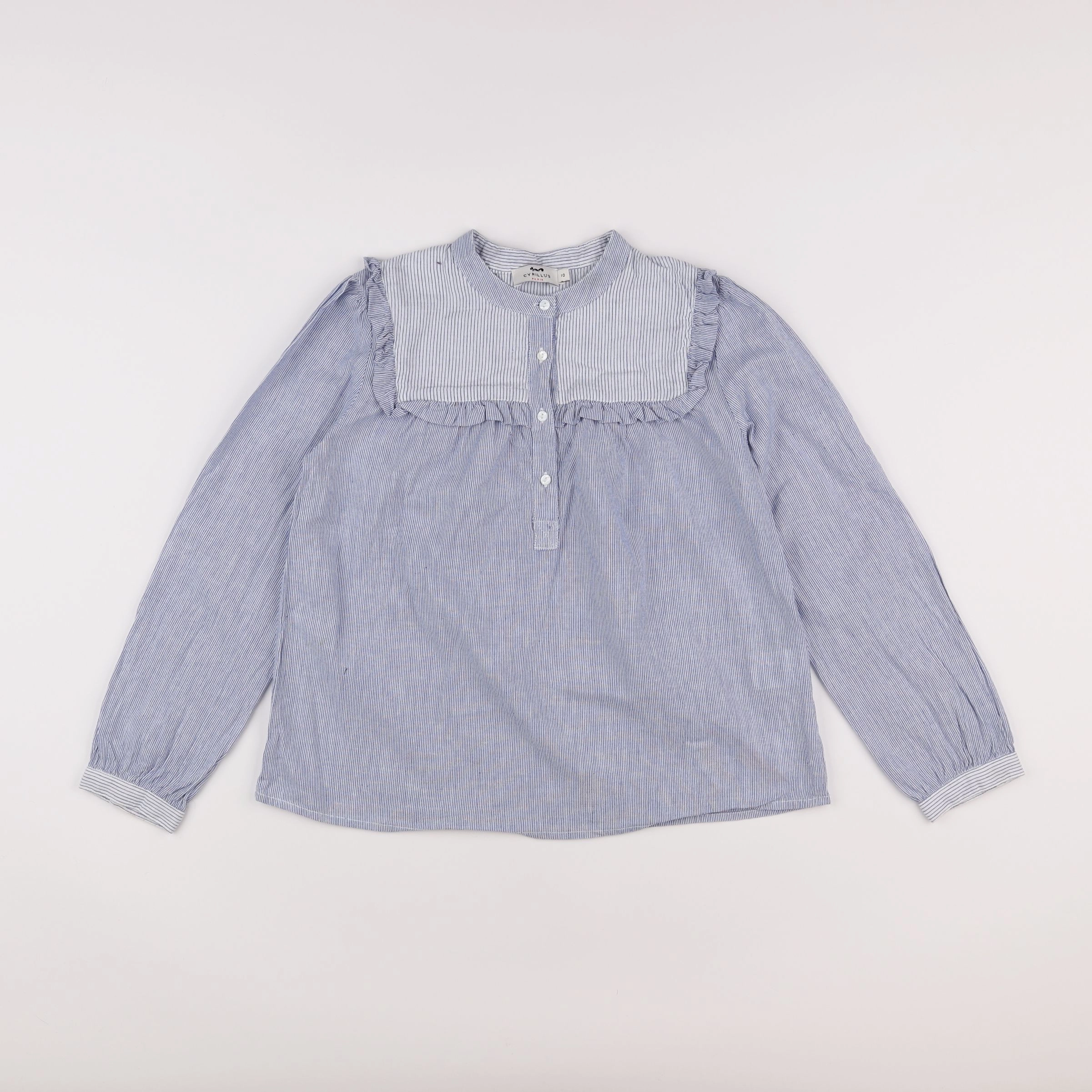 Cyrillus - blouse bleu - 10 ans