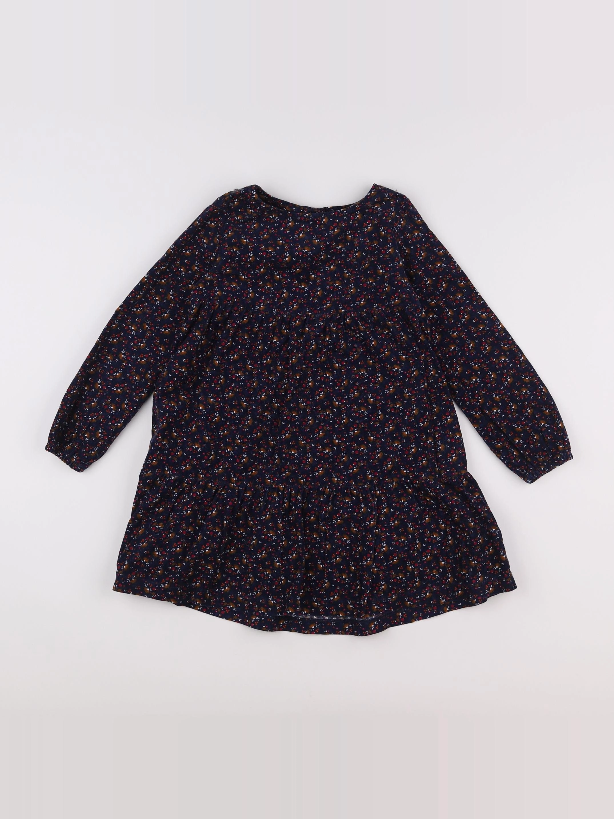 Okaidi - robe bleu, rouge - 6 ans