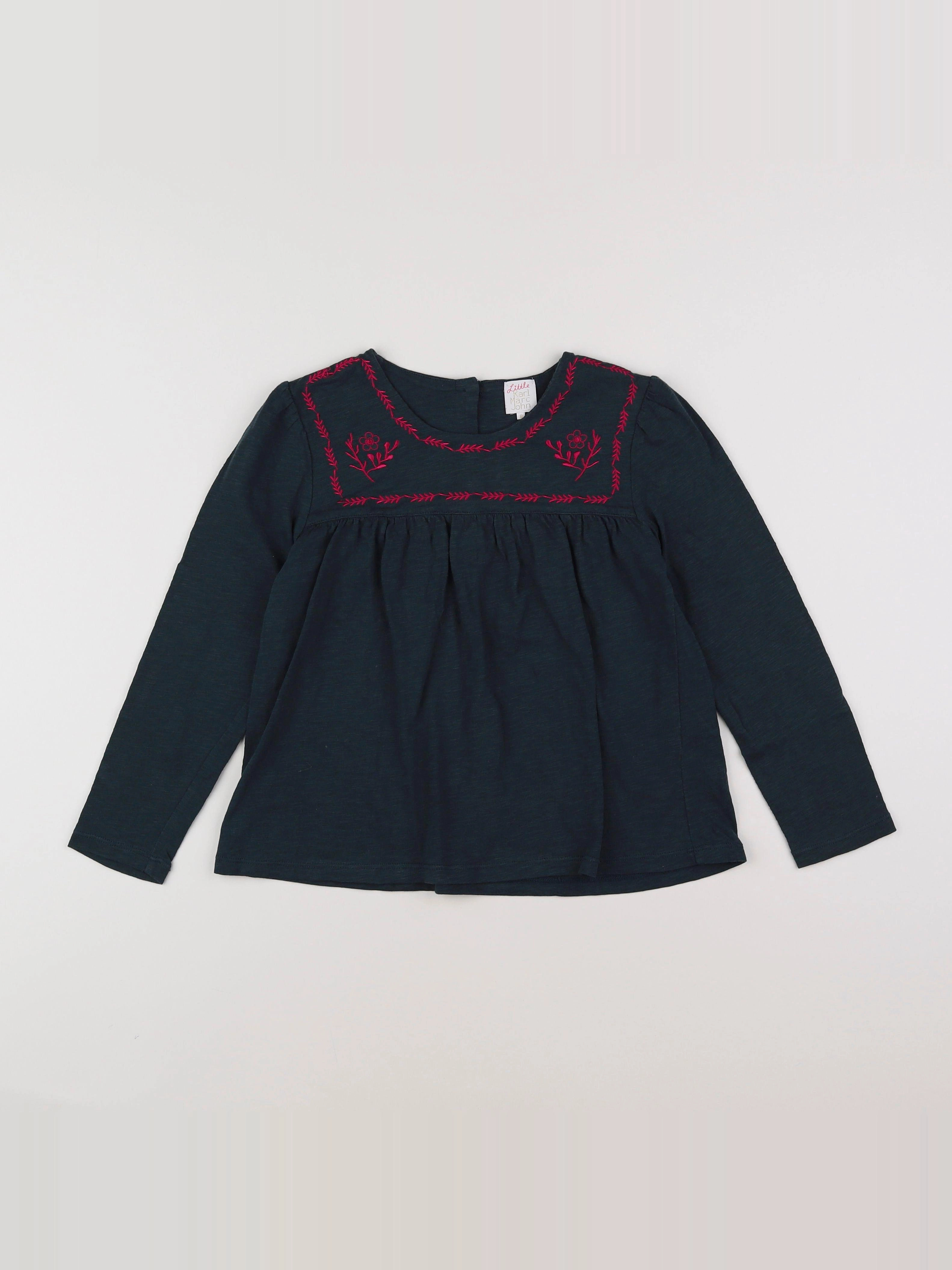 Little Karl Marc John - tee-shirt bleu - 8 ans