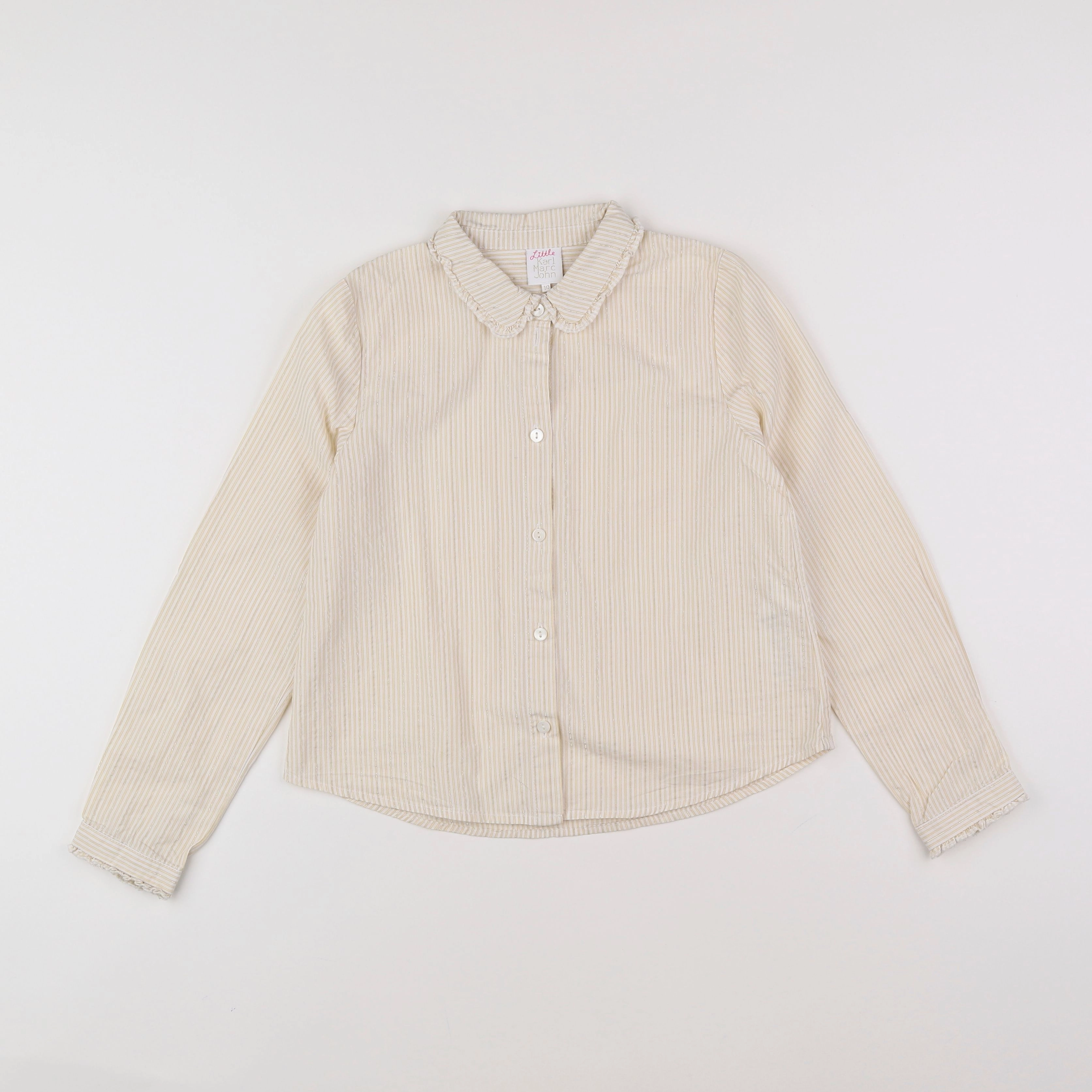 Little Karl Marc John - blouse beige, or - 10 ans