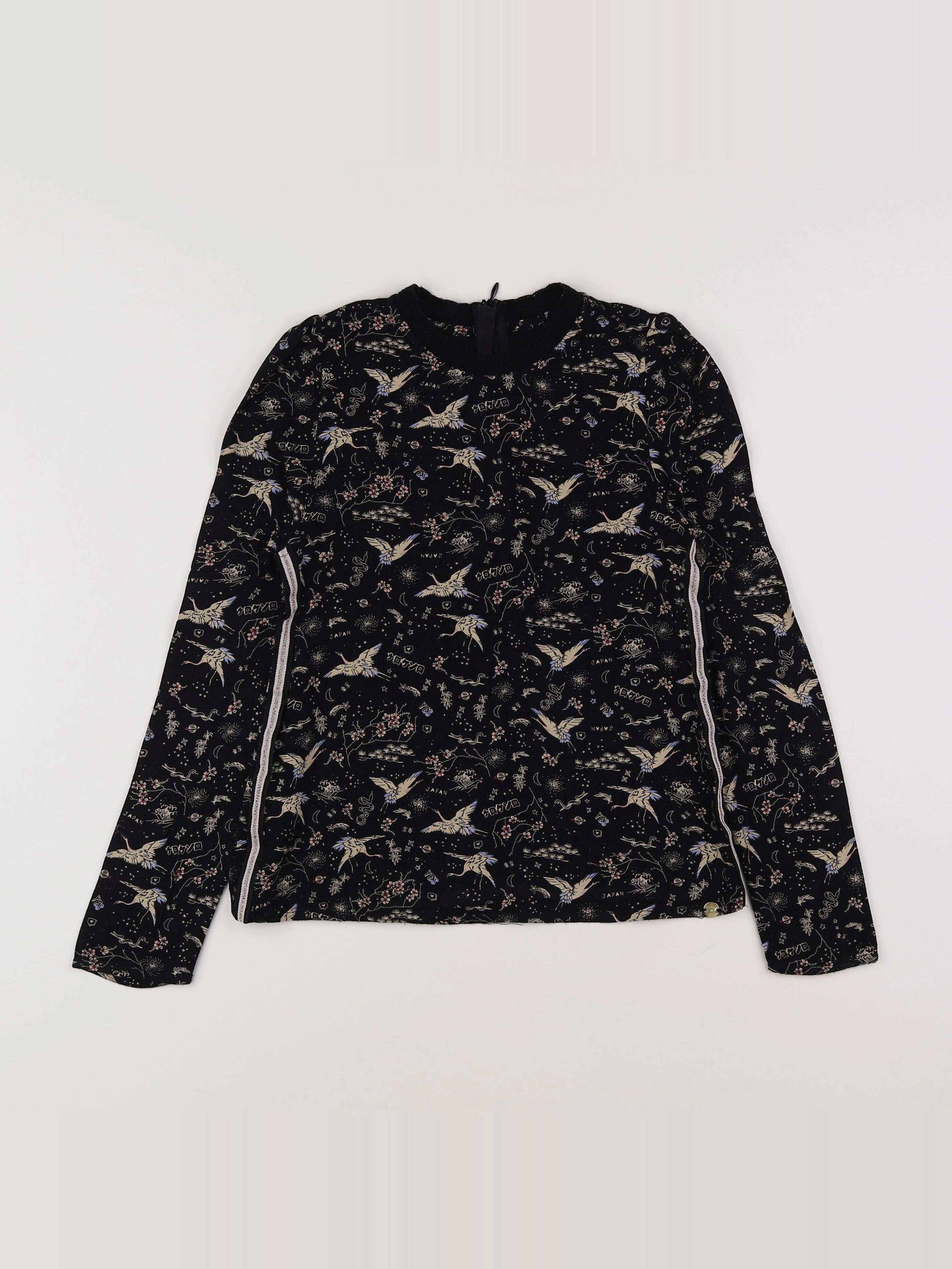 IKKS - blouse noir - 8 ans