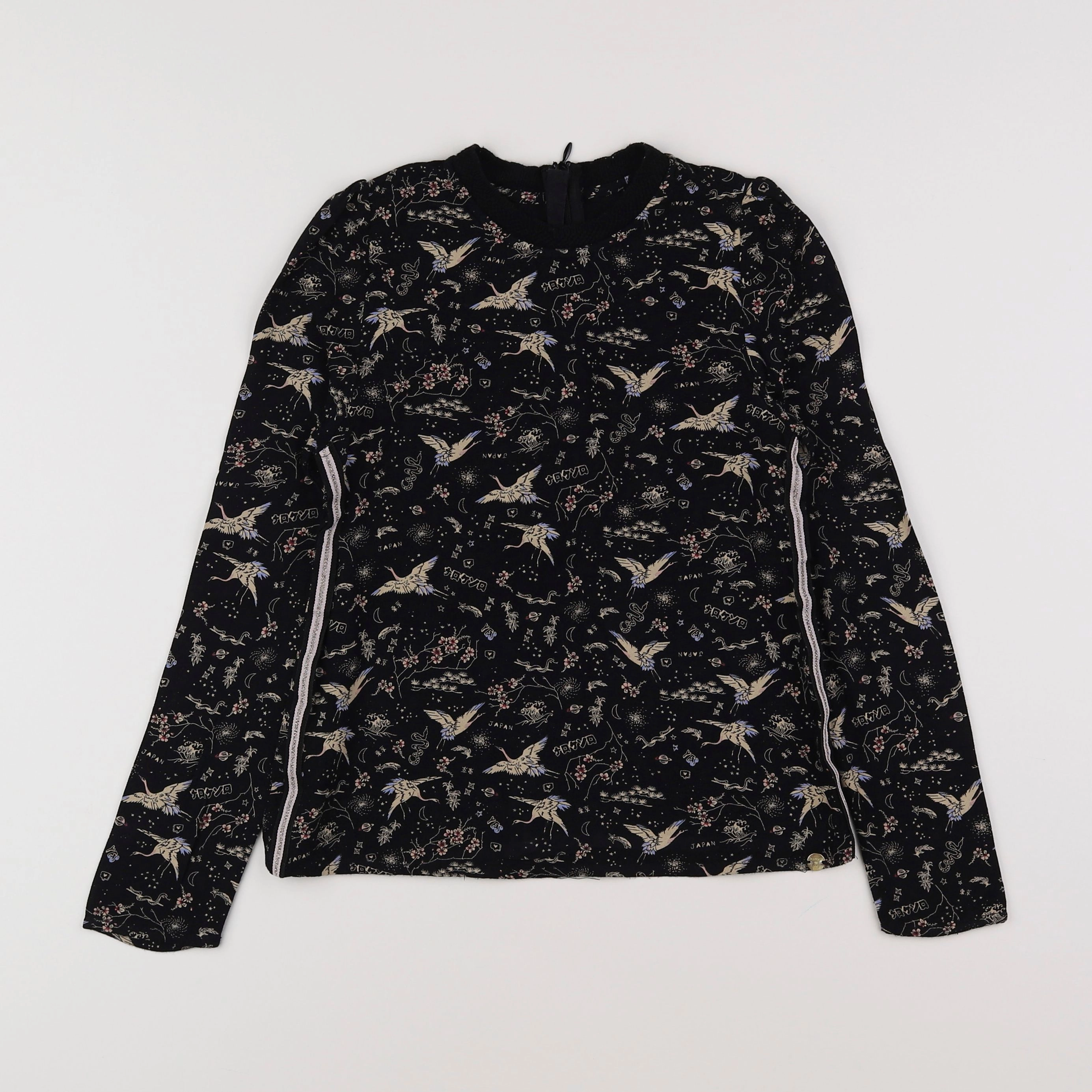 IKKS - blouse noir - 8 ans
