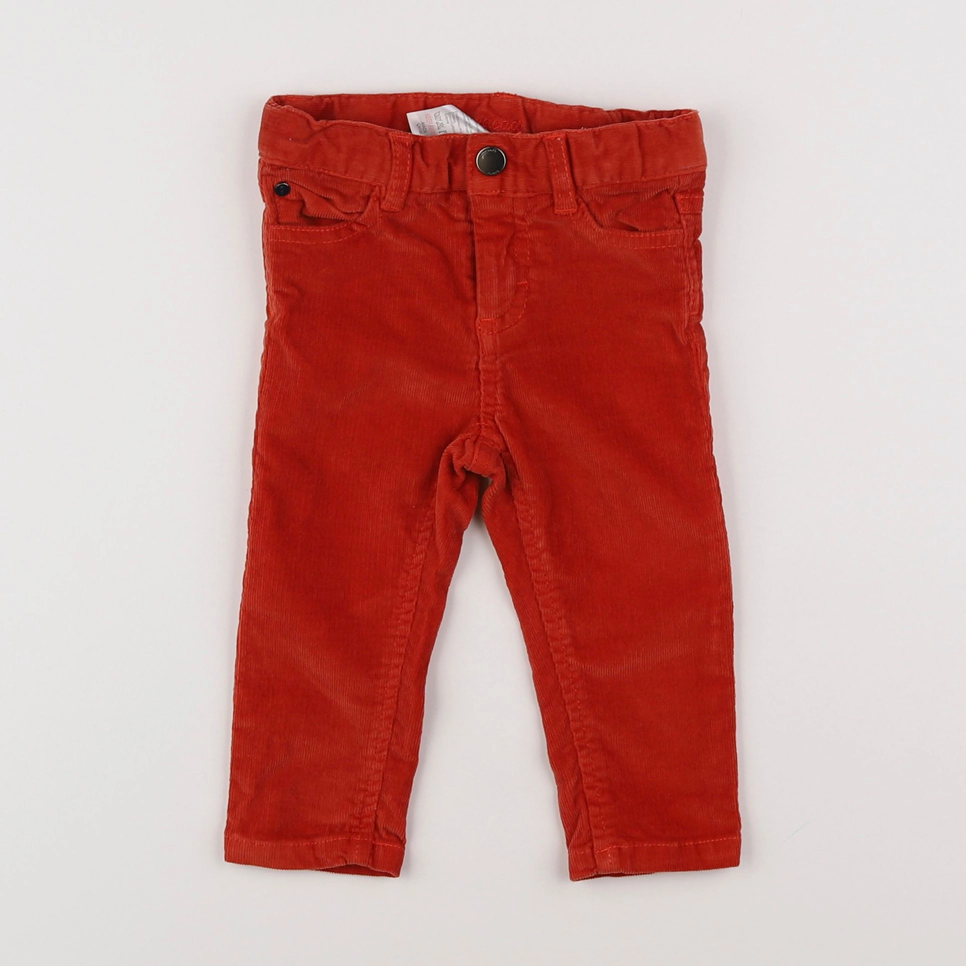 Jacadi - pantalon orange - 12 mois