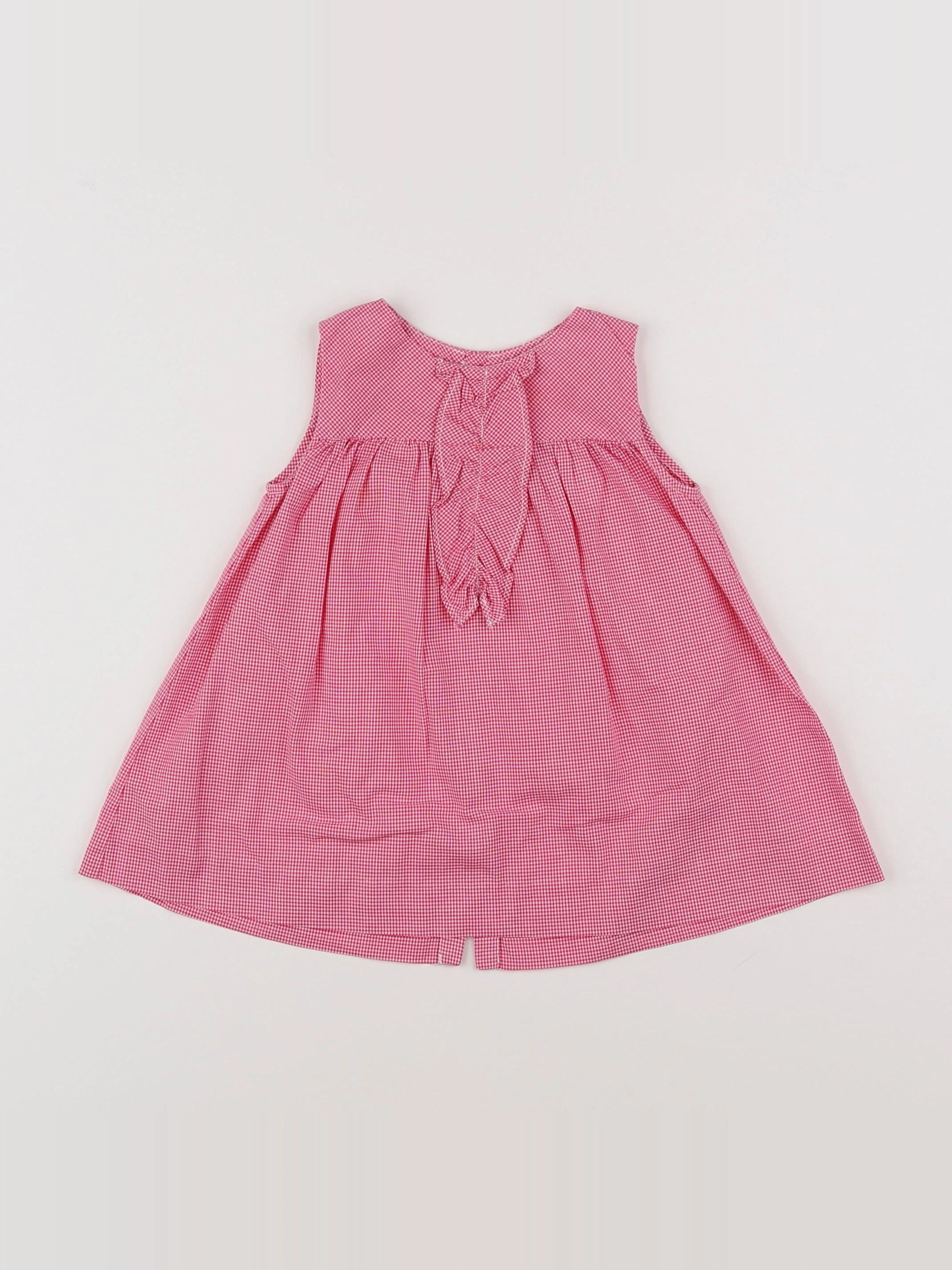Jacadi - robe rose - 6 mois