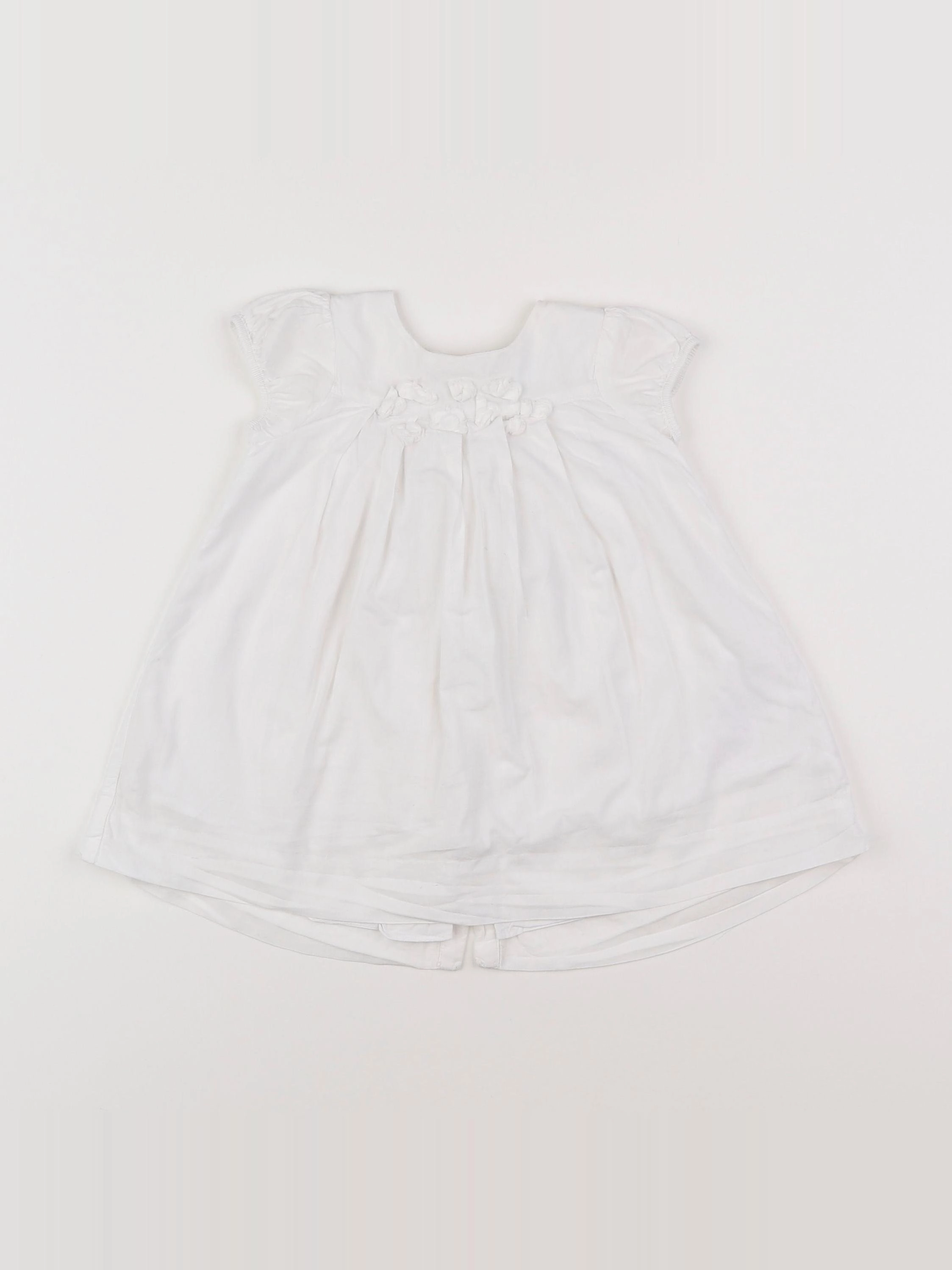 Jacadi - robe blanc - 6 mois