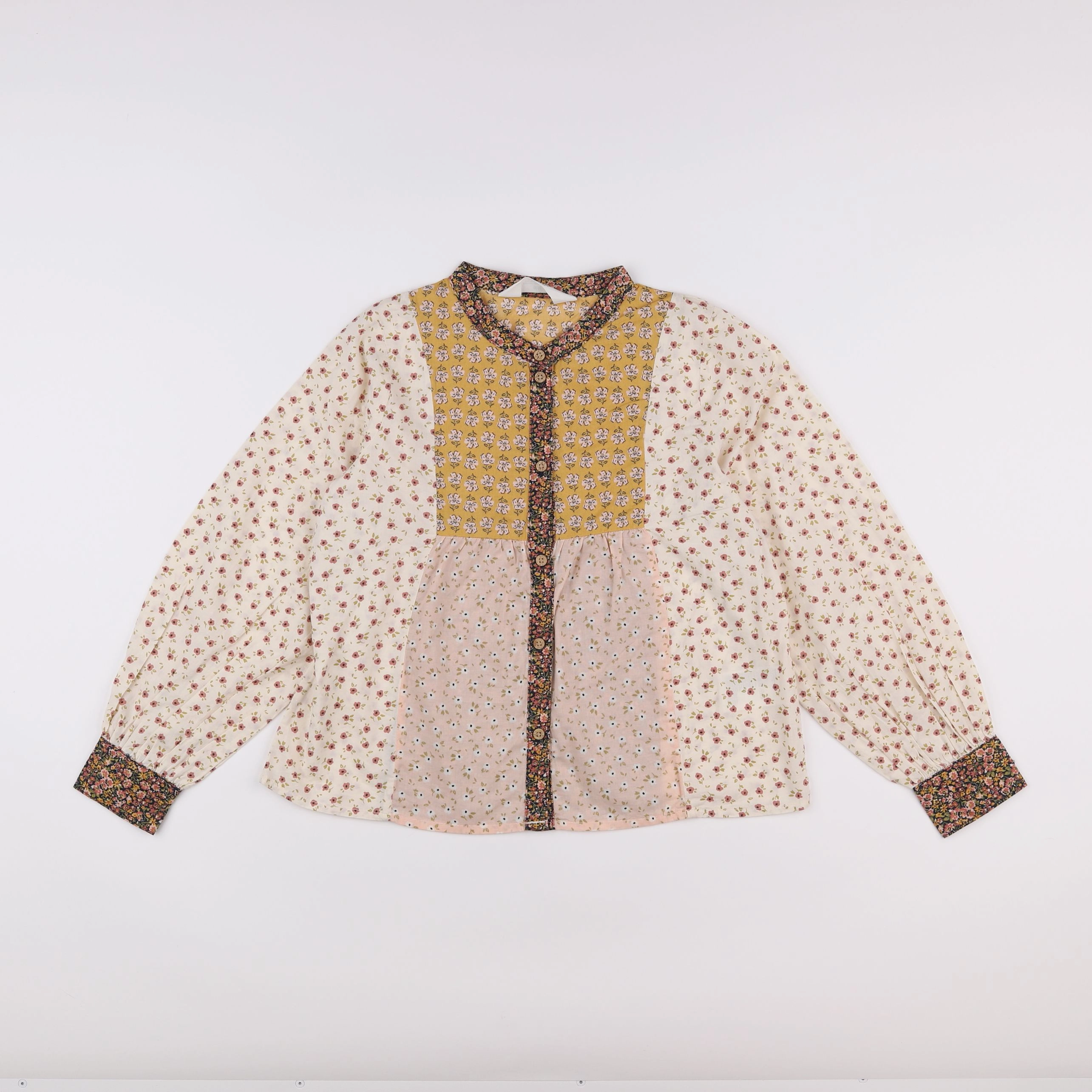 H&M - blouse beige - 9/10 ans