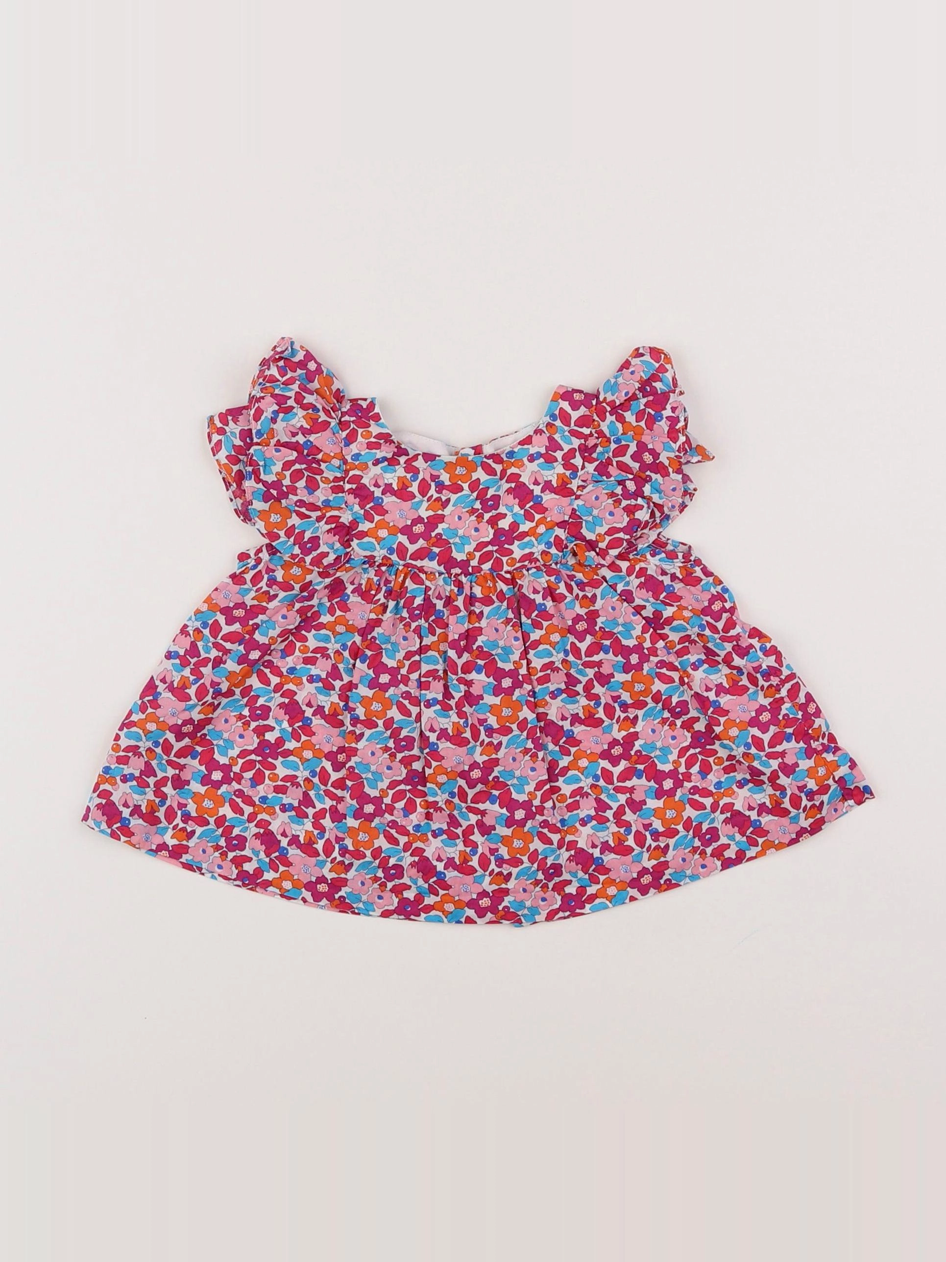 Jacadi - blouse liberty rose - 6 mois