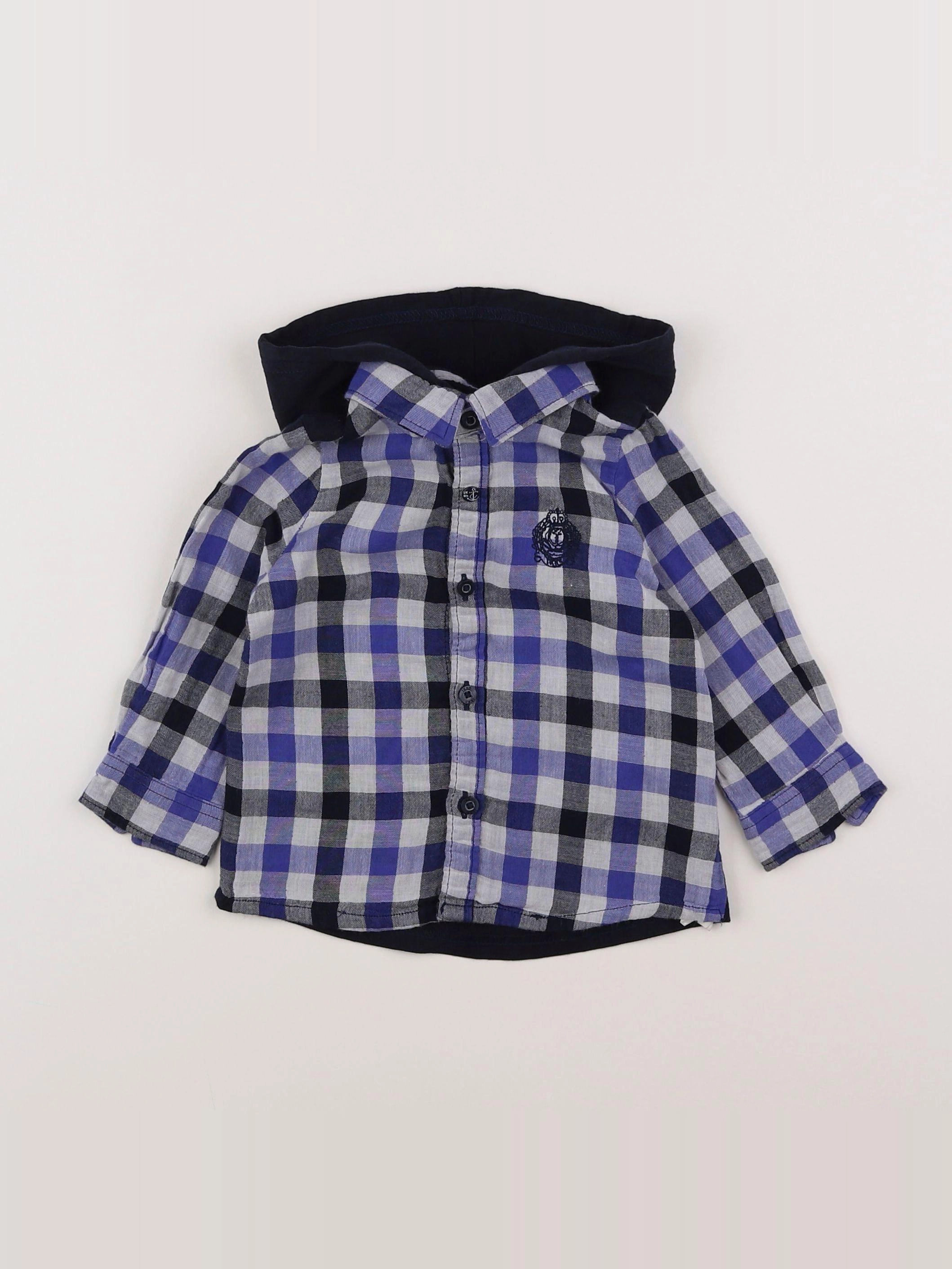 IKKS - chemise bleu - 12 mois