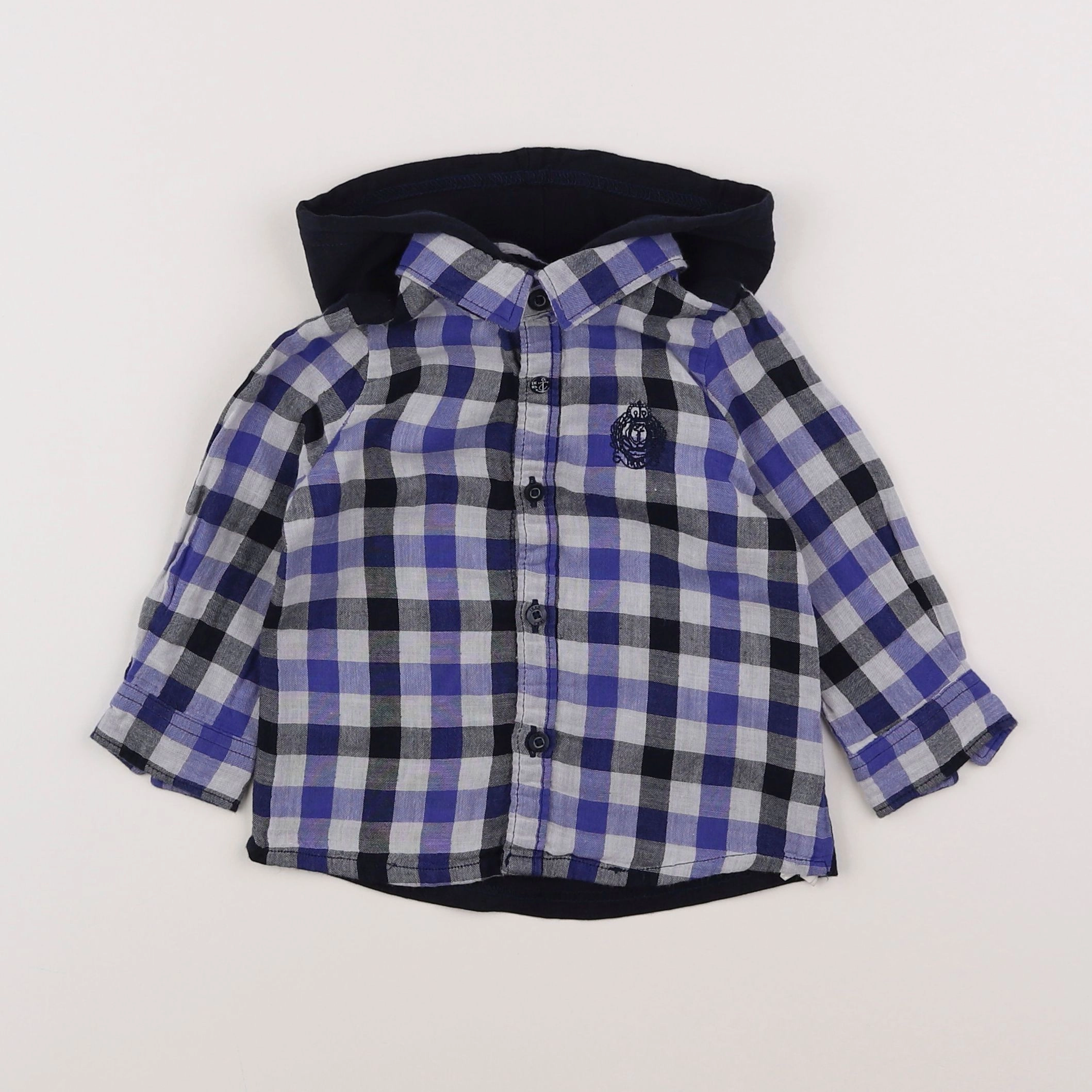 IKKS - chemise bleu - 12 mois