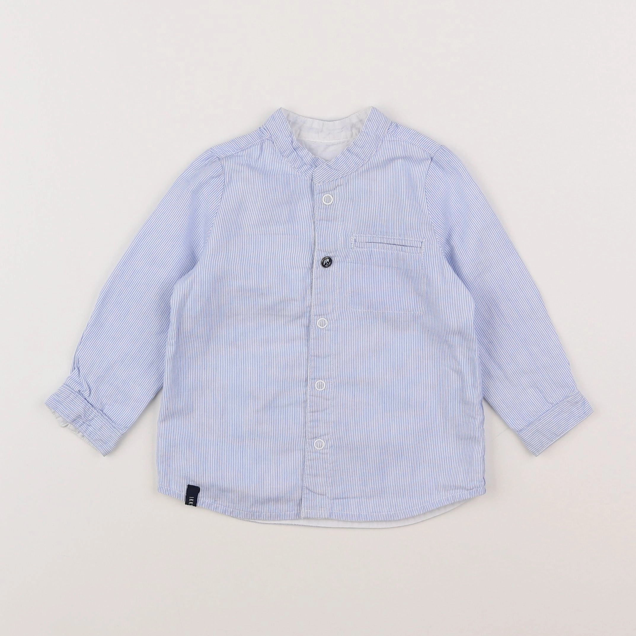 IKKS - chemise bleu - 9/12 mois