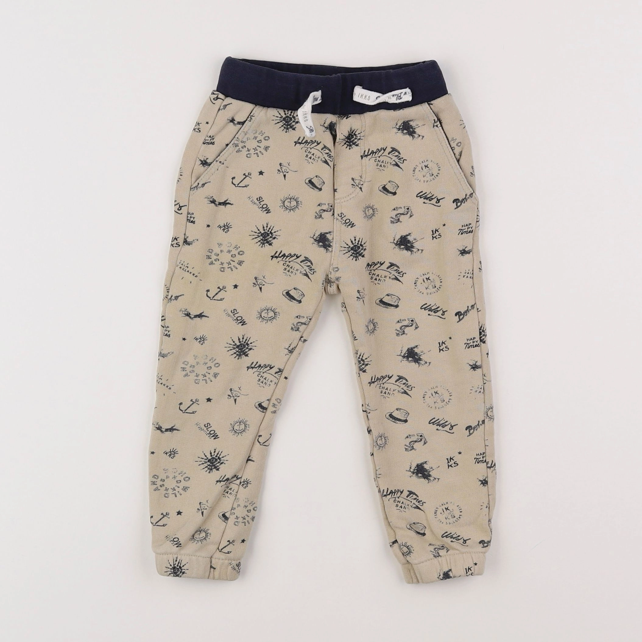 IKKS - jogging taupe - 6/9 mois