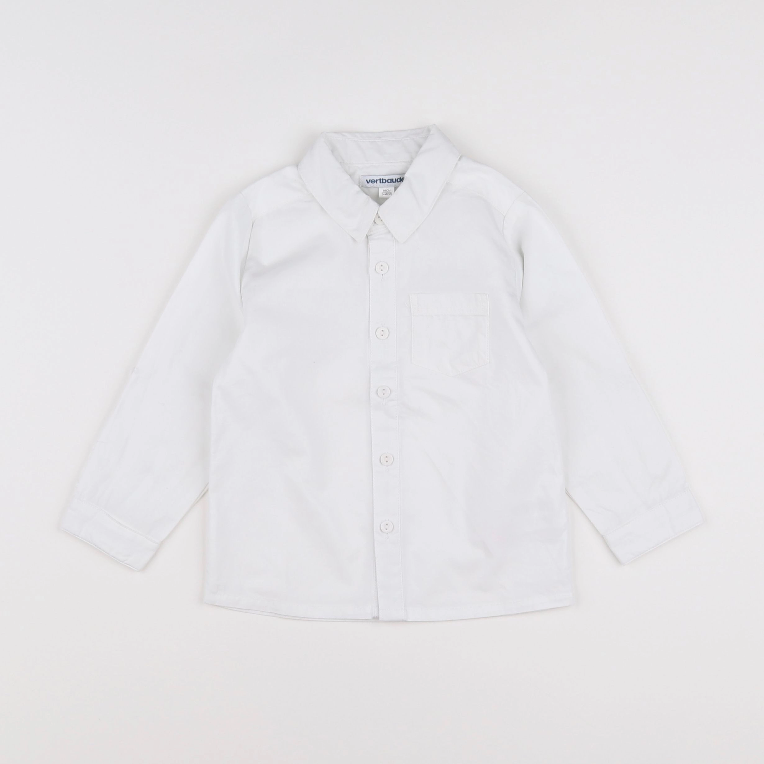 Vertbaudet - chemise blanc - 2 ans