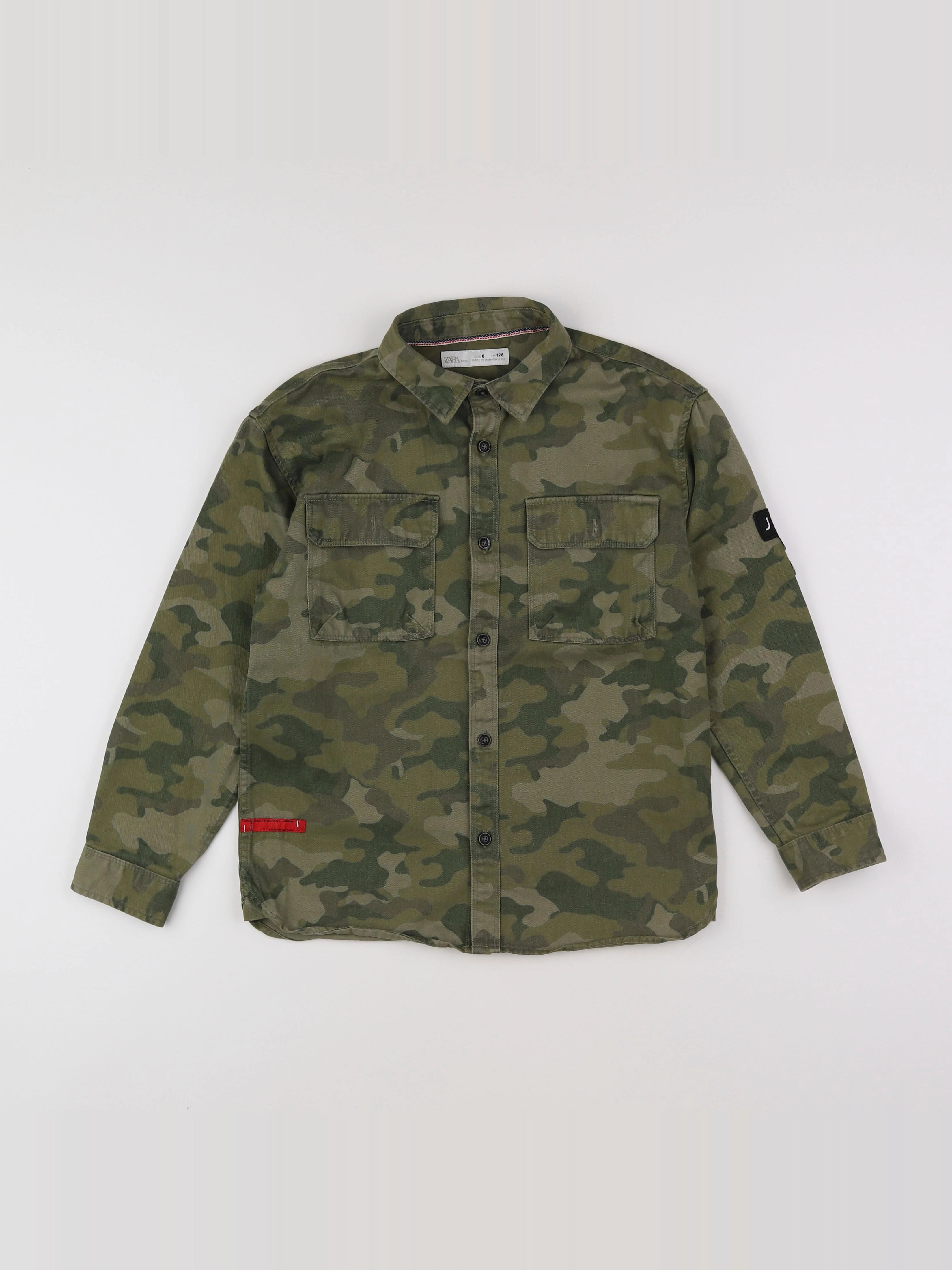 Zara - chemise vert - 8 ans