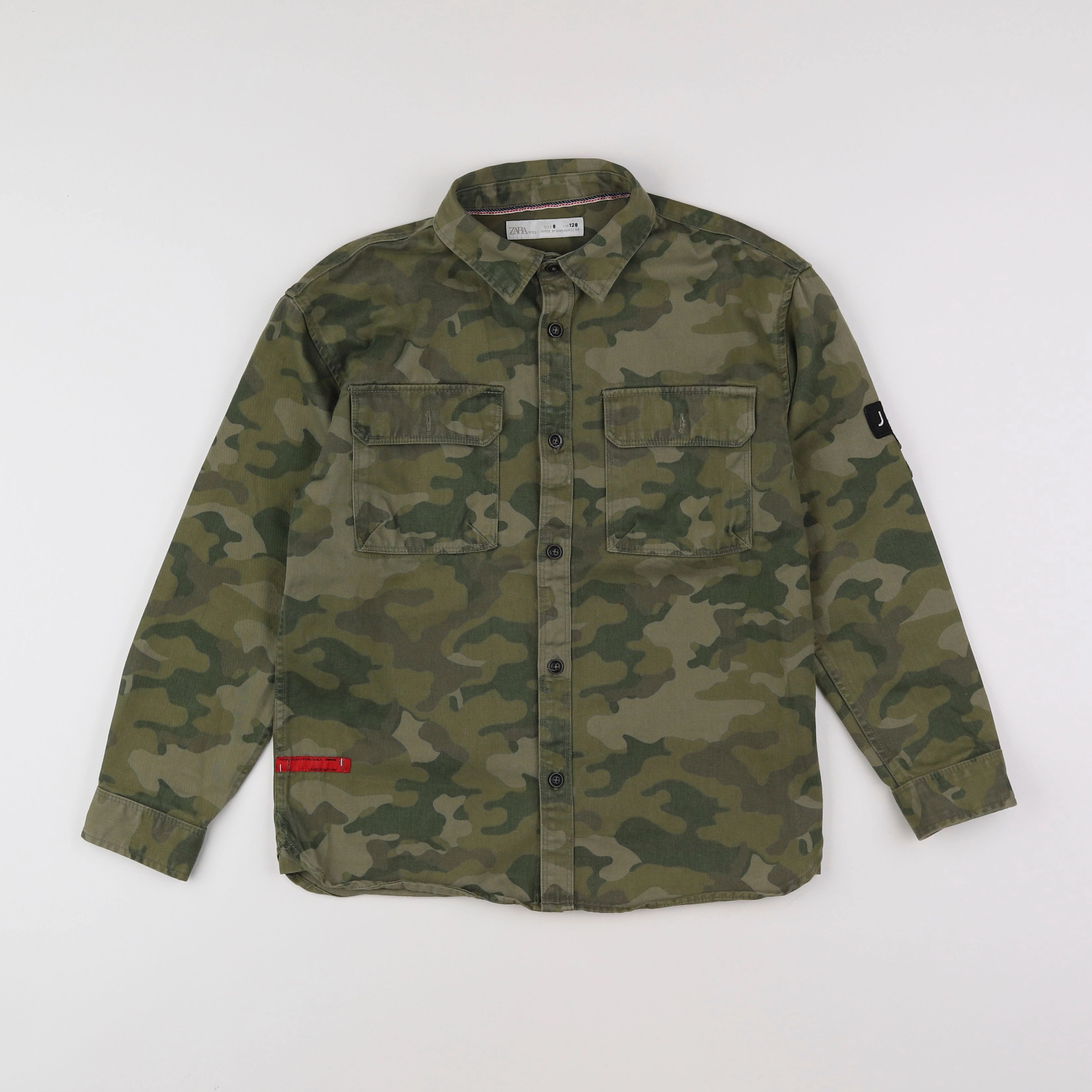 Zara - chemise vert - 8 ans