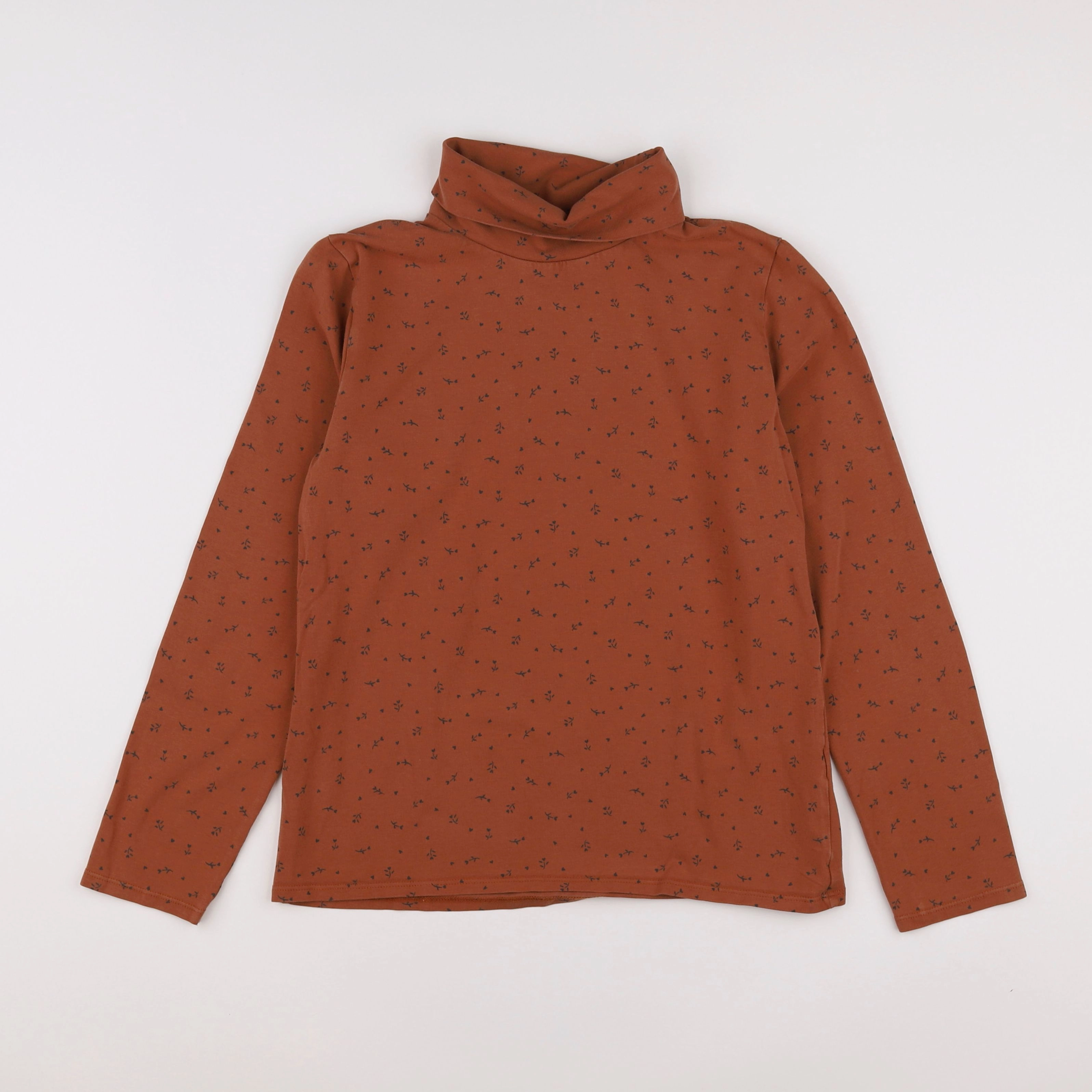 Vertbaudet - sous-pull marron - 14 ans