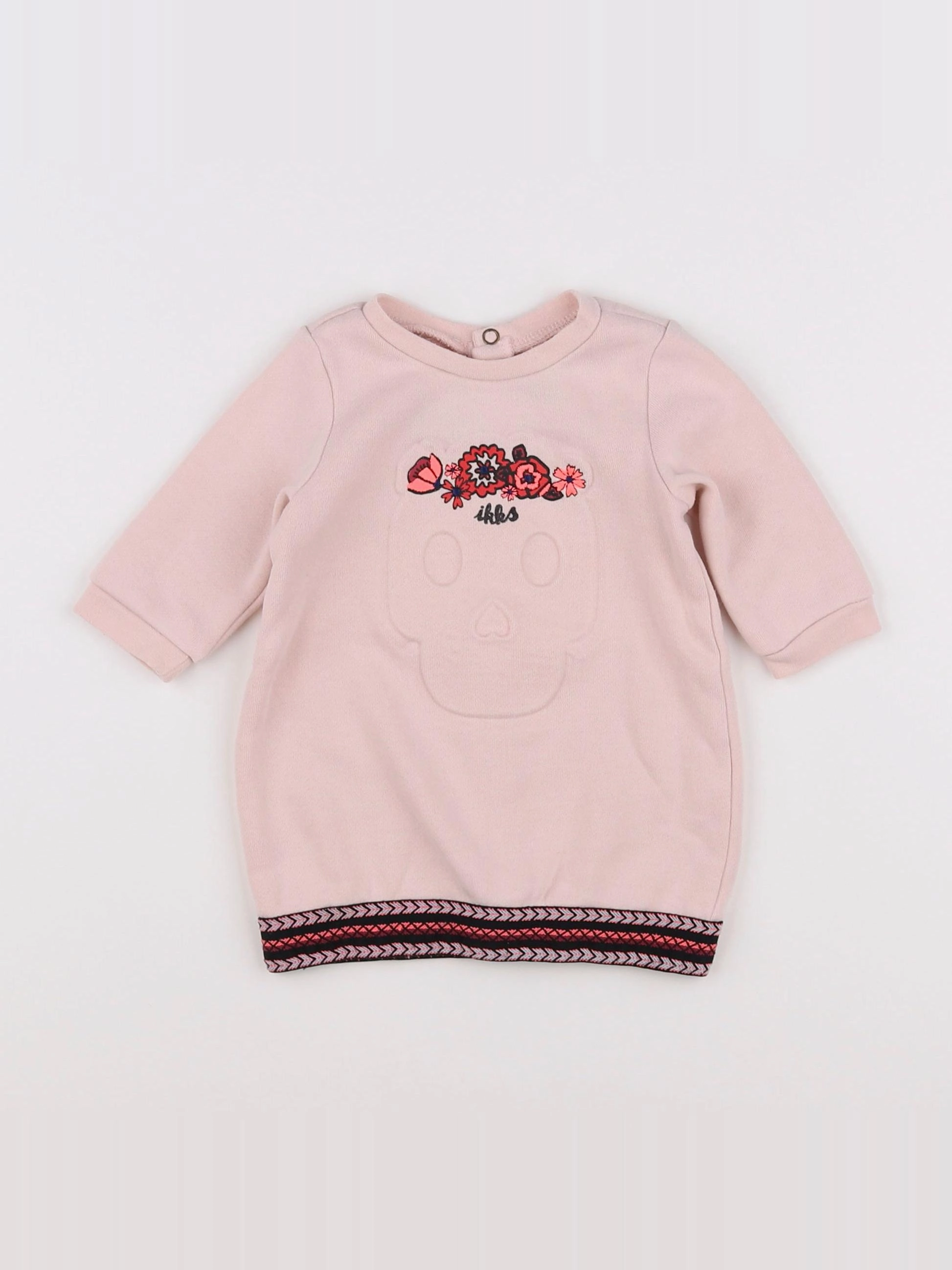 IKKS - robe rose - 3 mois