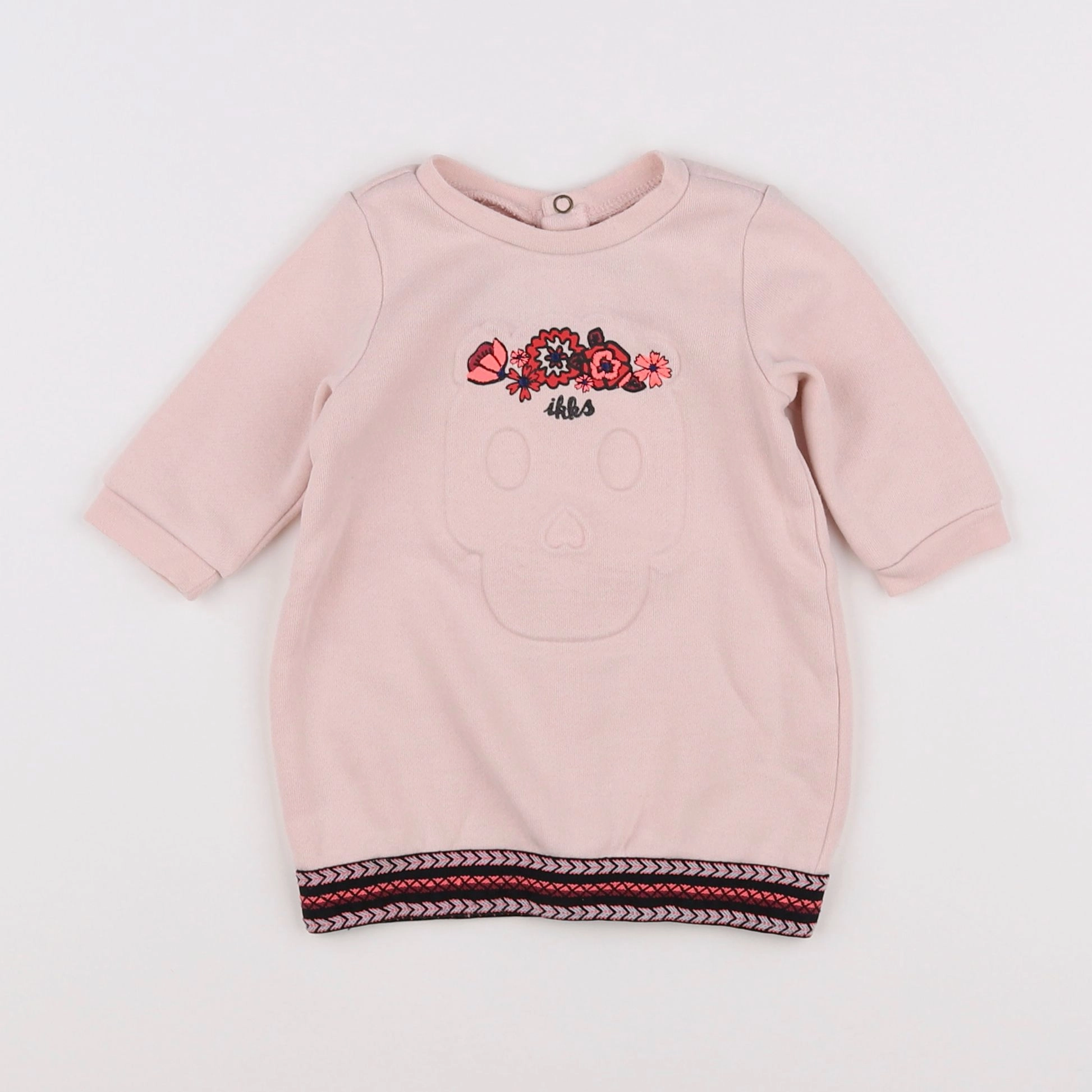 IKKS - robe rose - 3 mois