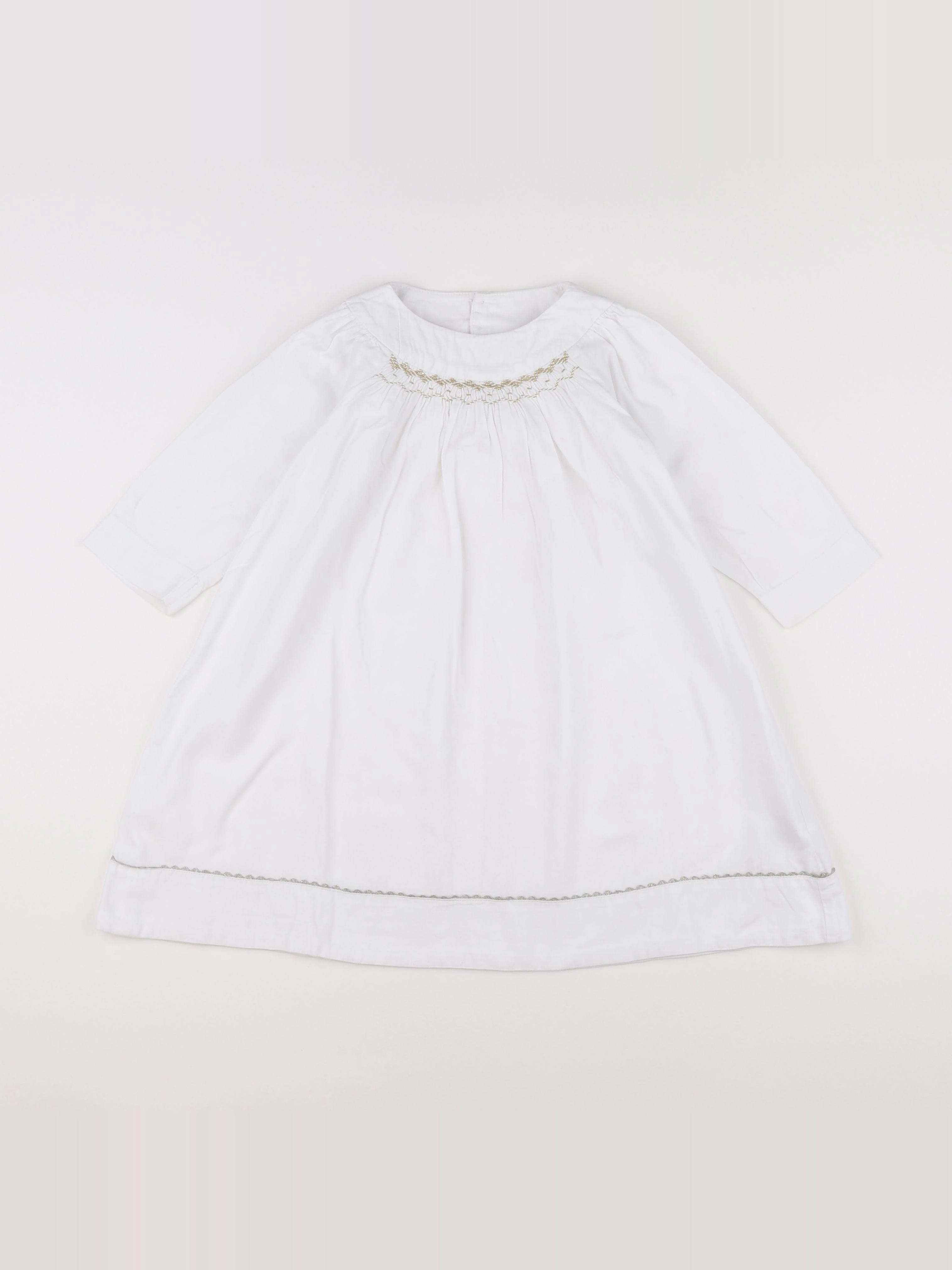 Jacadi - robe blanc - 2 ans