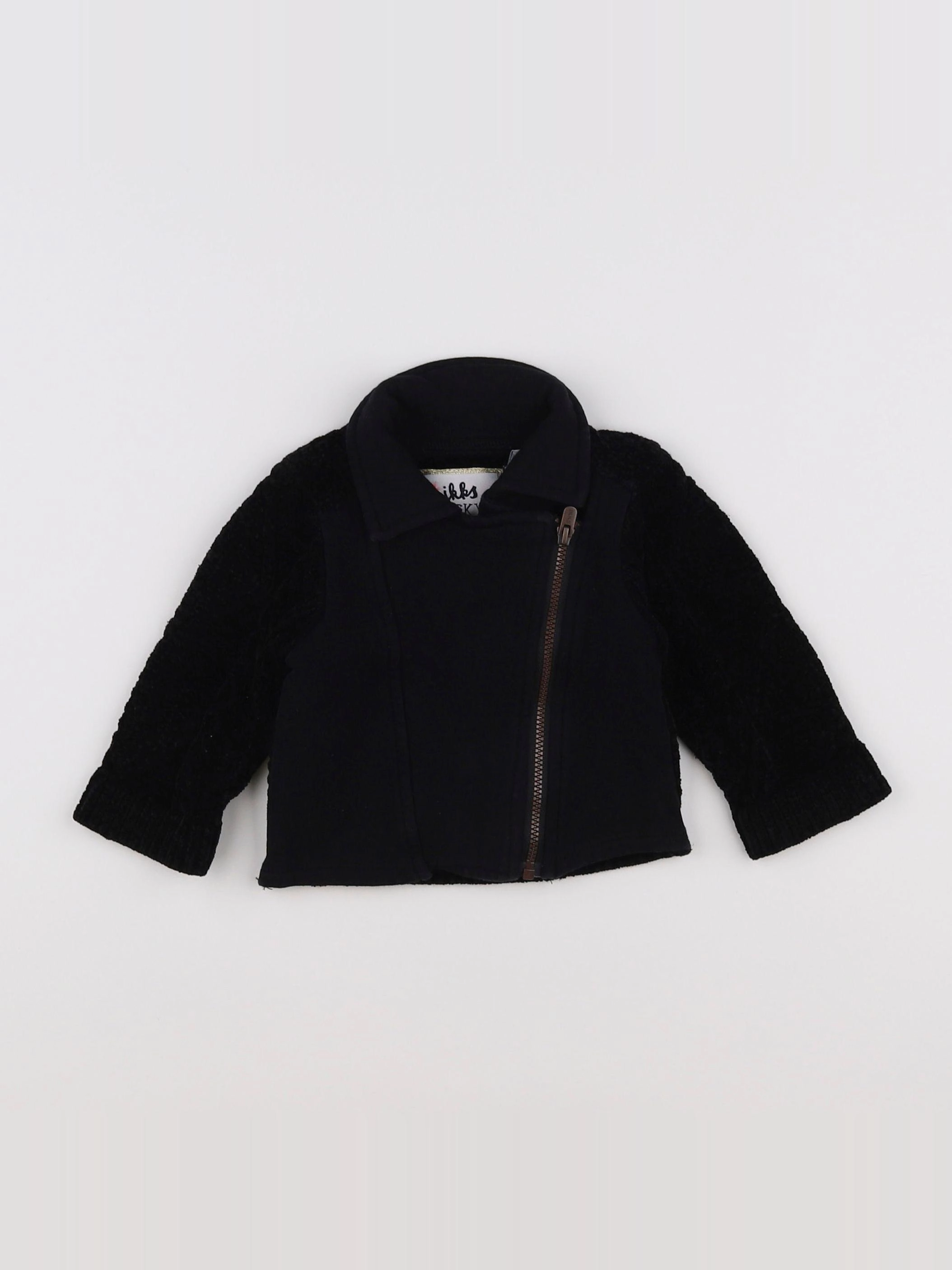 IKKS - veste noir - 6 mois
